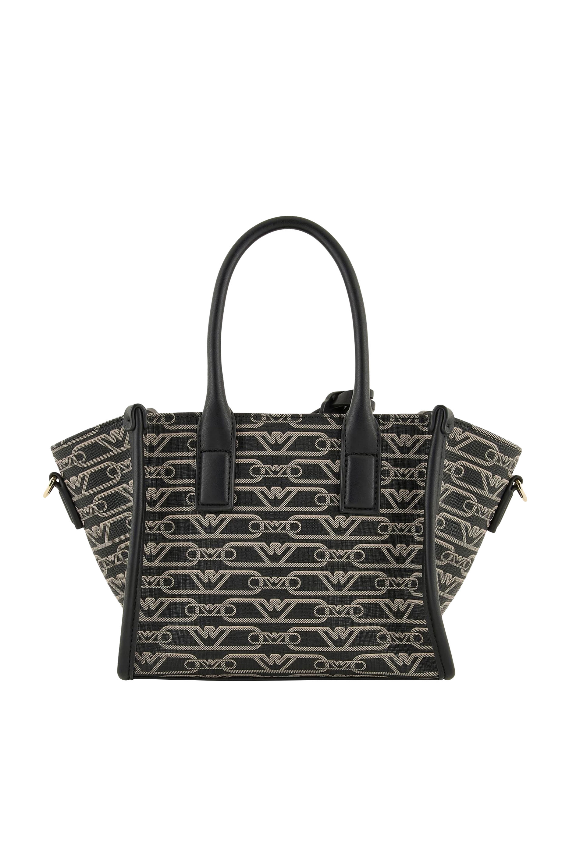 Small All-Over Monogram Print Shopper Bag