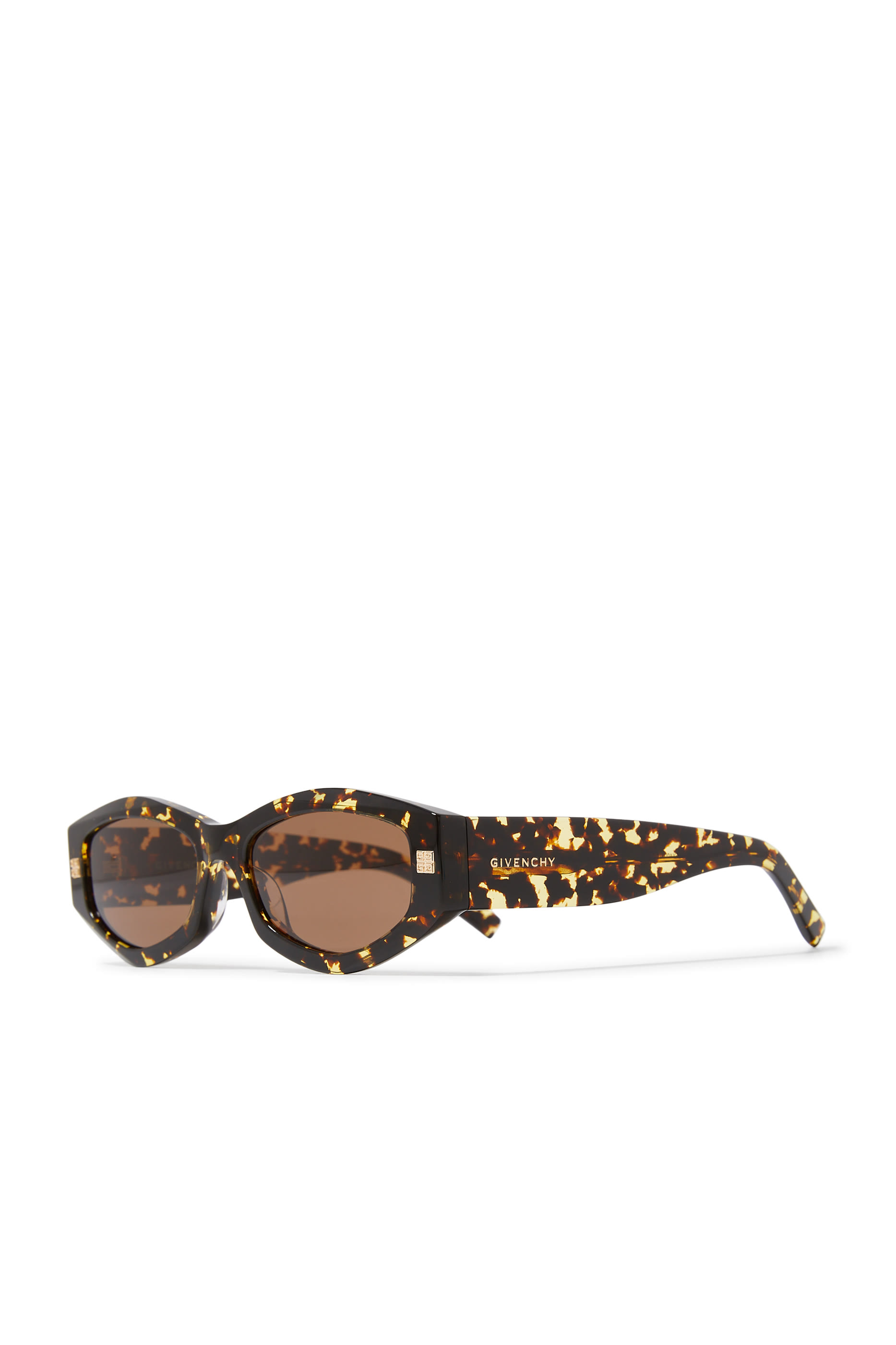 GV Day Havana Geometric Sunglasses