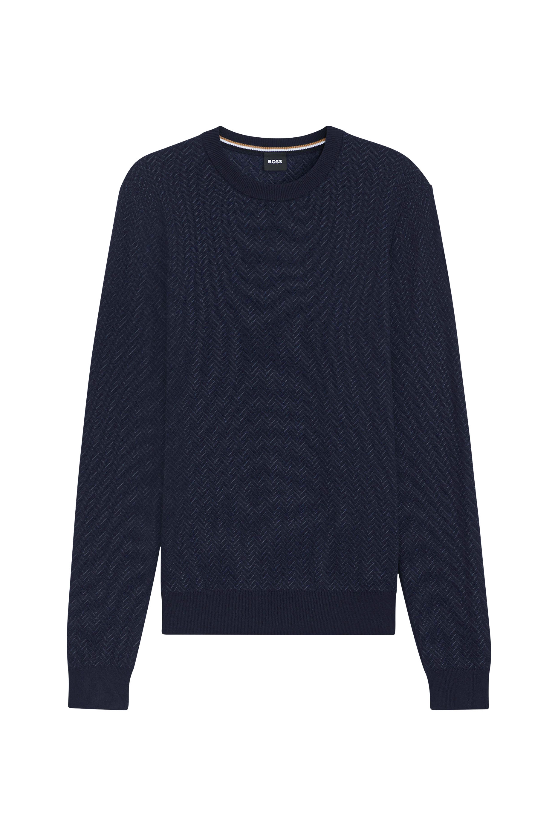 H-Habito Herringbone-Structured Sweater