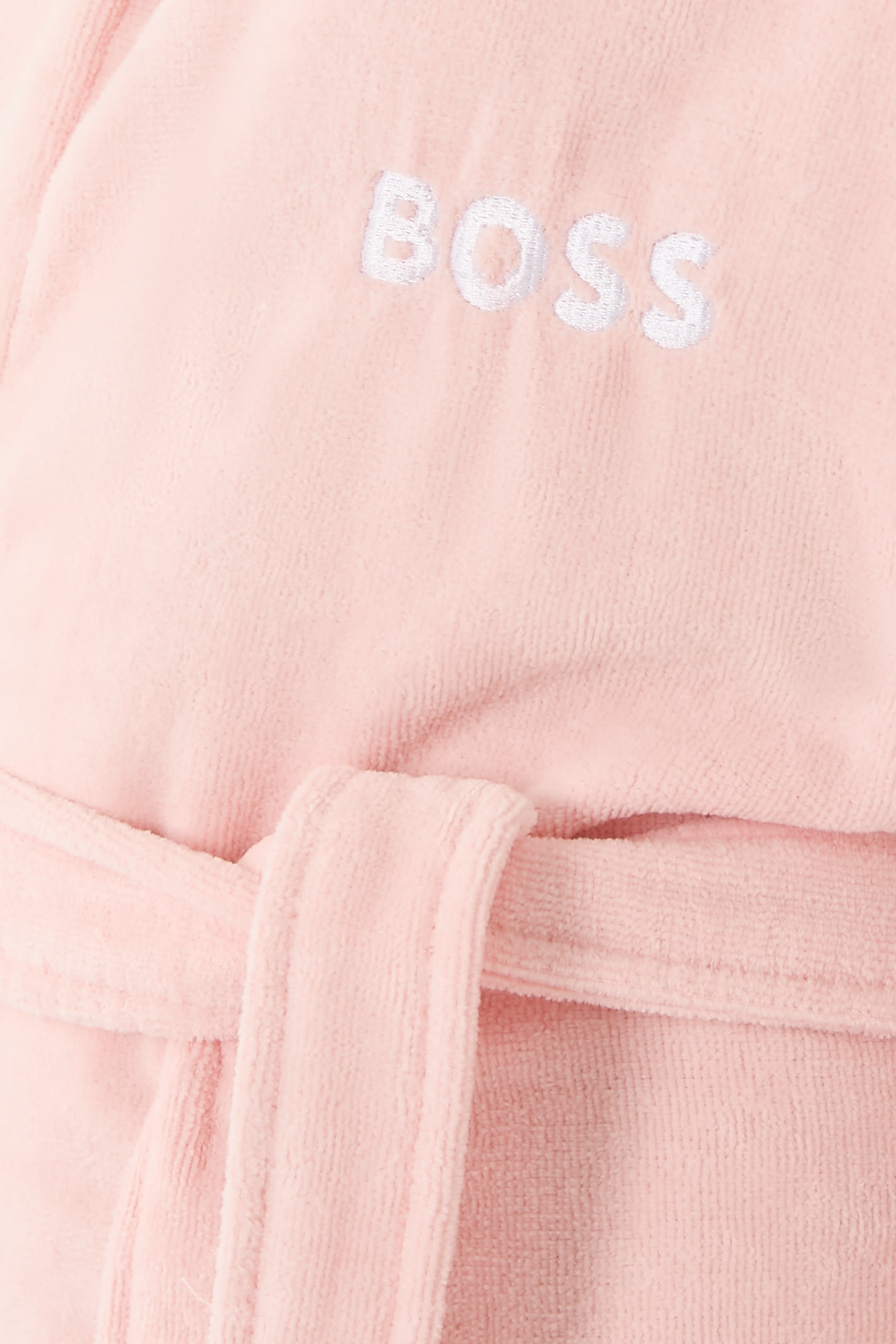 Plain Logo Bathrobe