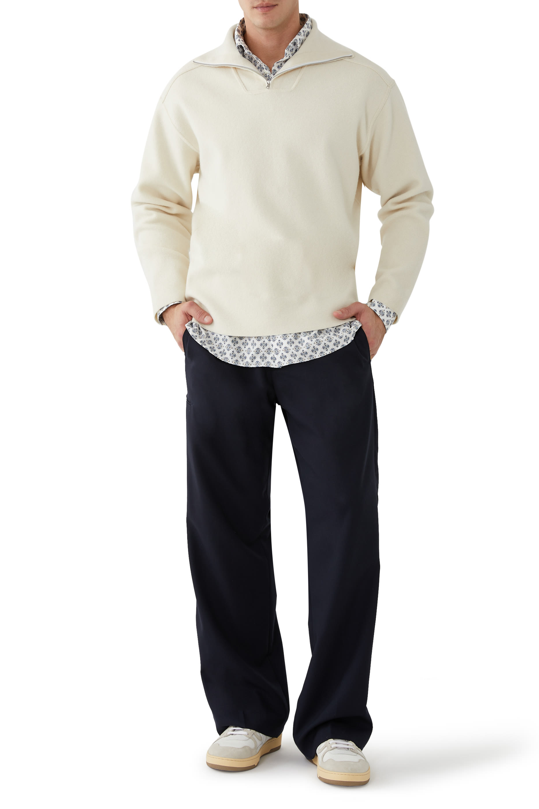 Medallion Print Cotton TENCEL™ Lyocell Shirt