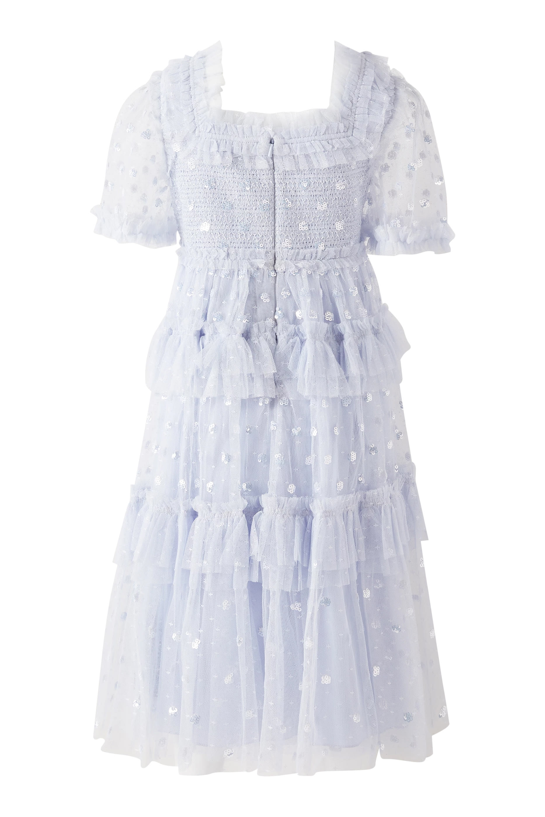 Kids Polka Dot Smocked Dress