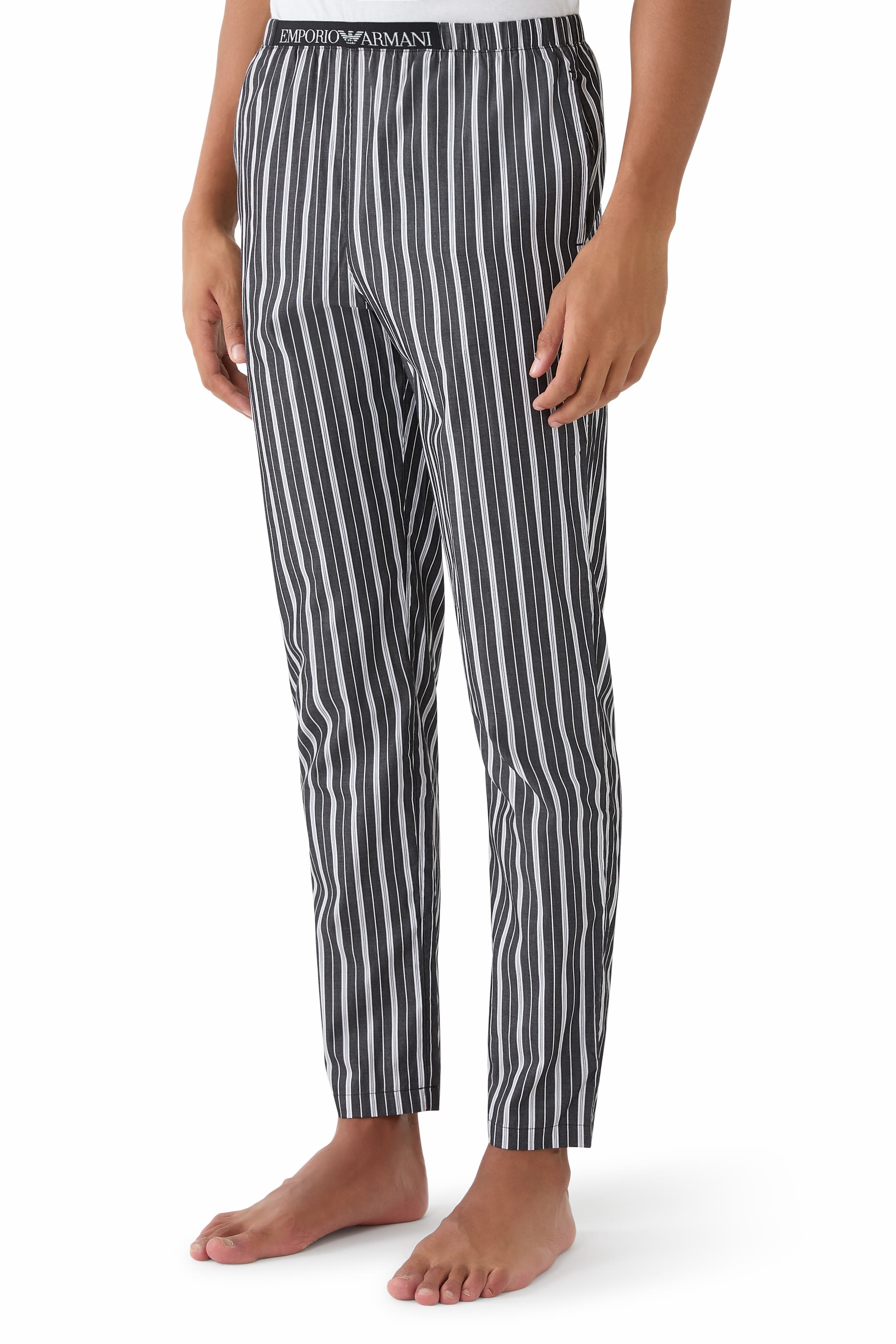 Pajama Pants in Woven Cotton