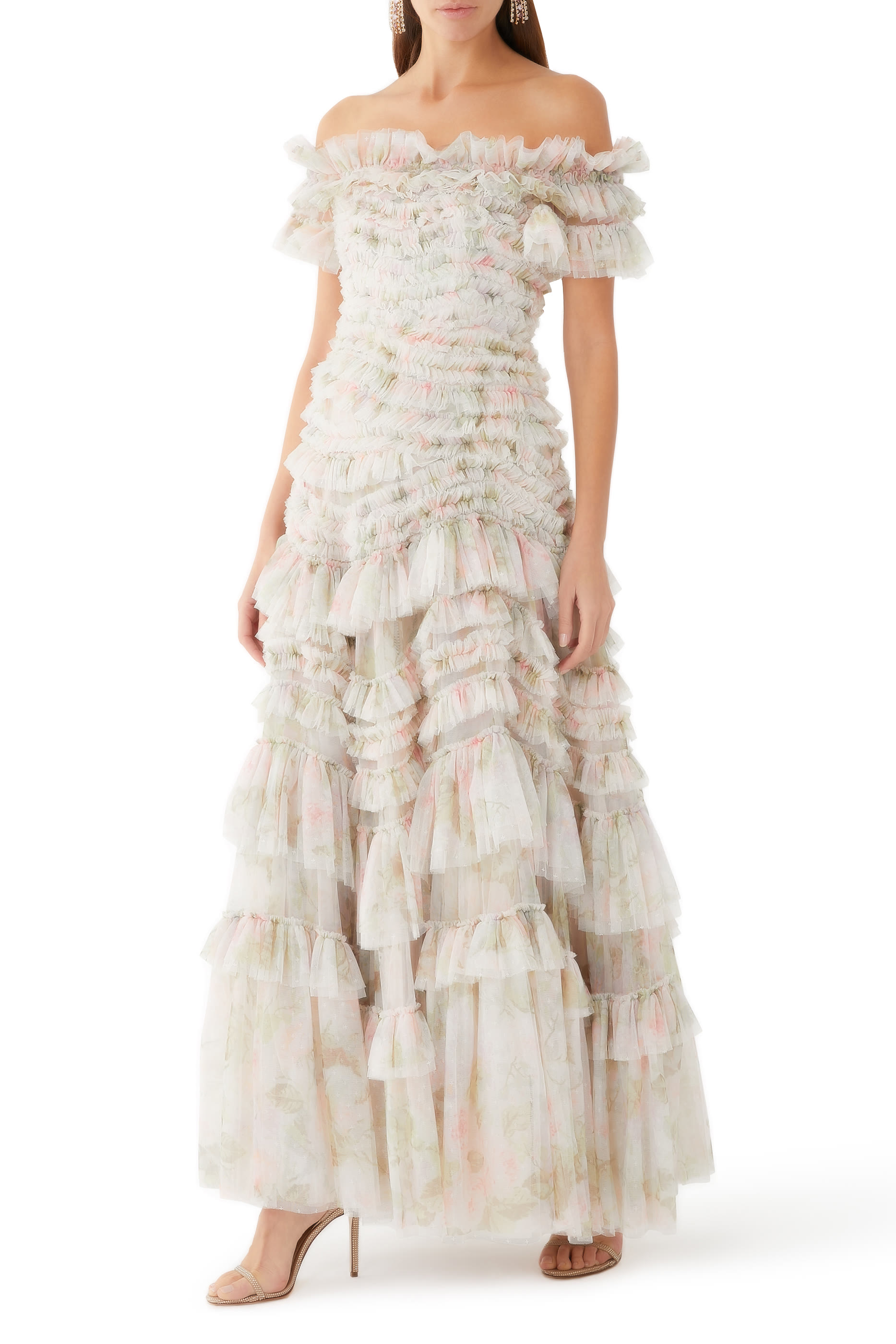 Luciana 100 Embellished Slingback Sandals