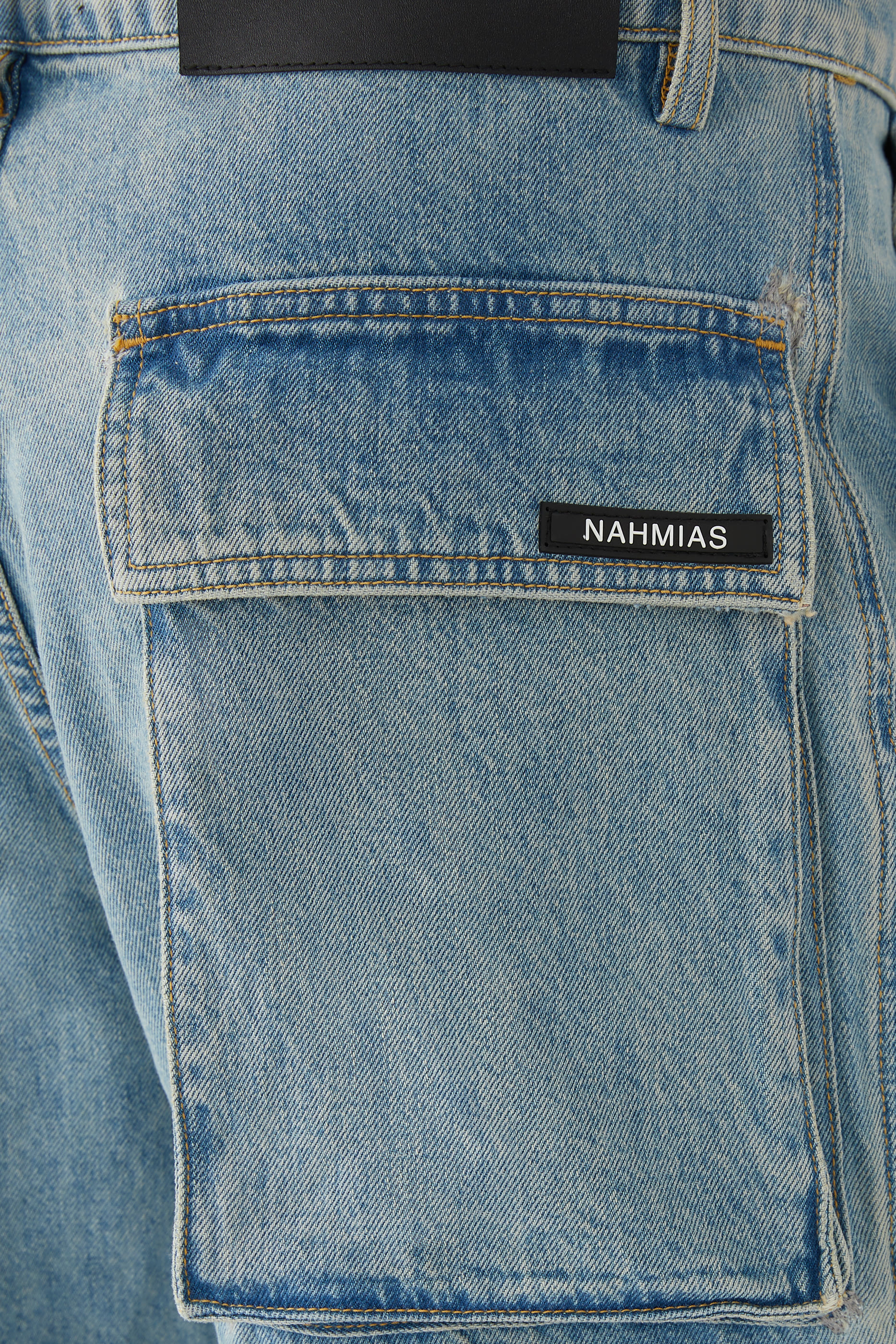 Denim Logo Cargo Trousers