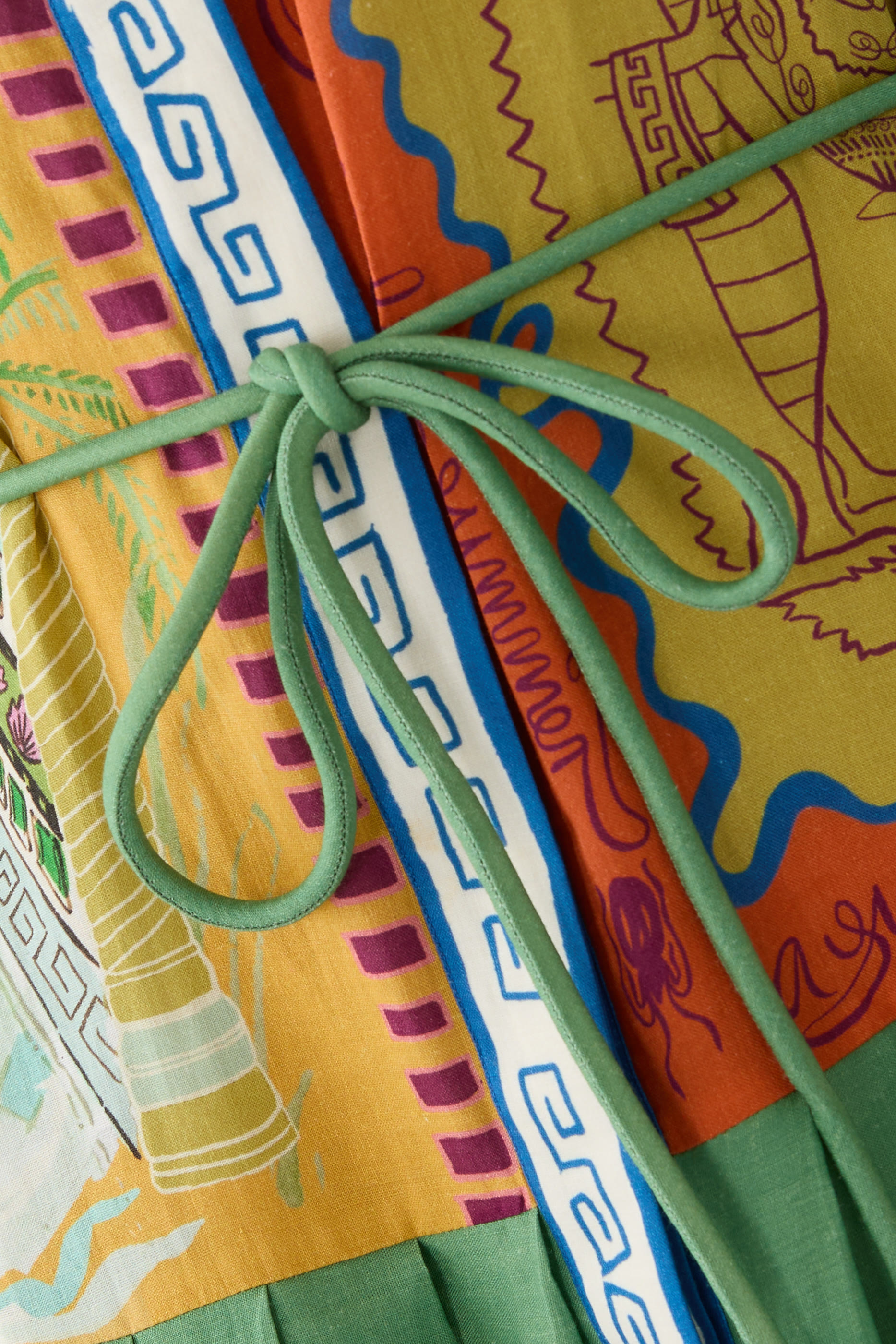 Surrealist Summer Ramie Shirtdress