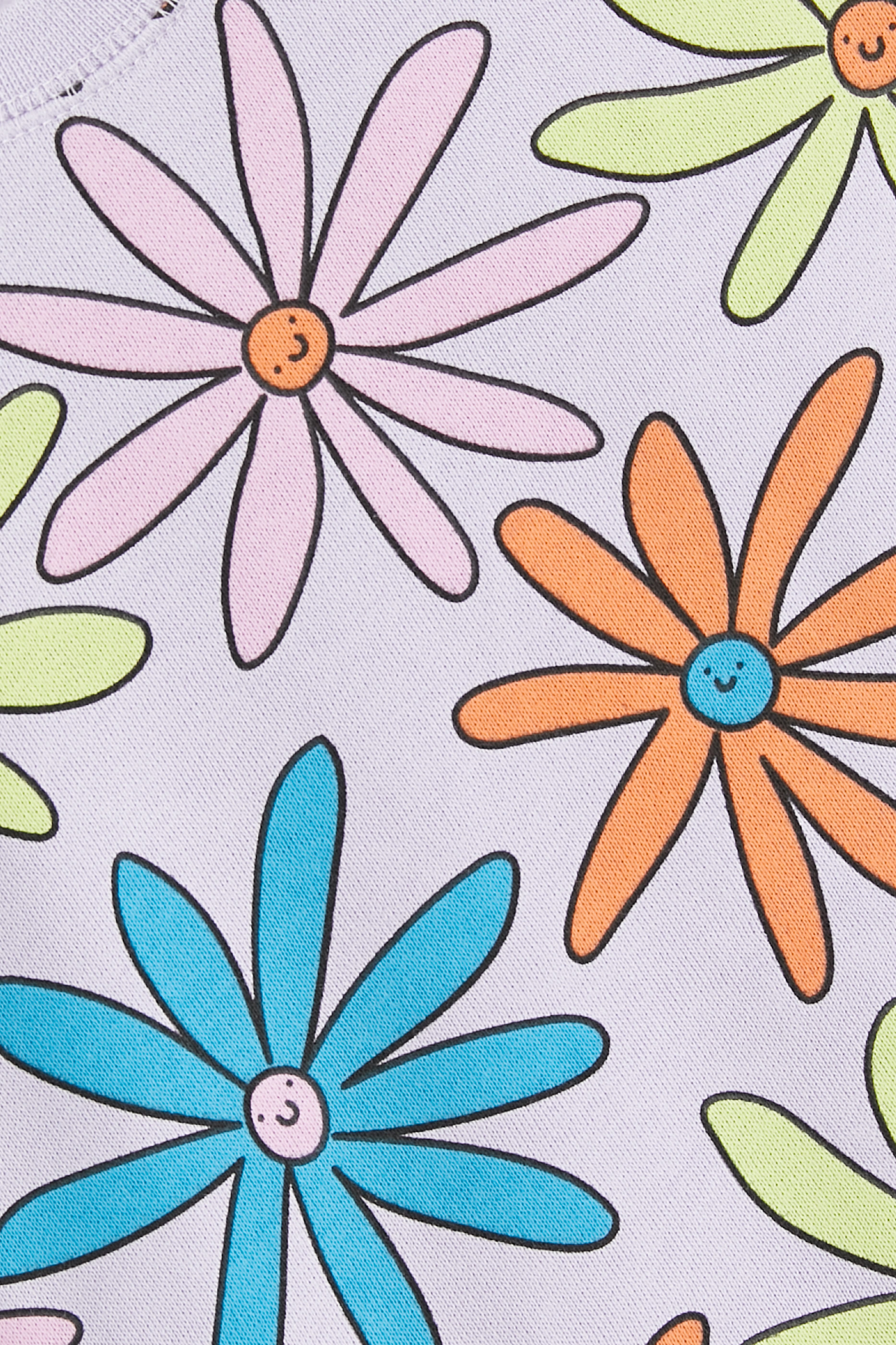 Kids Flower Print Sweatshirt