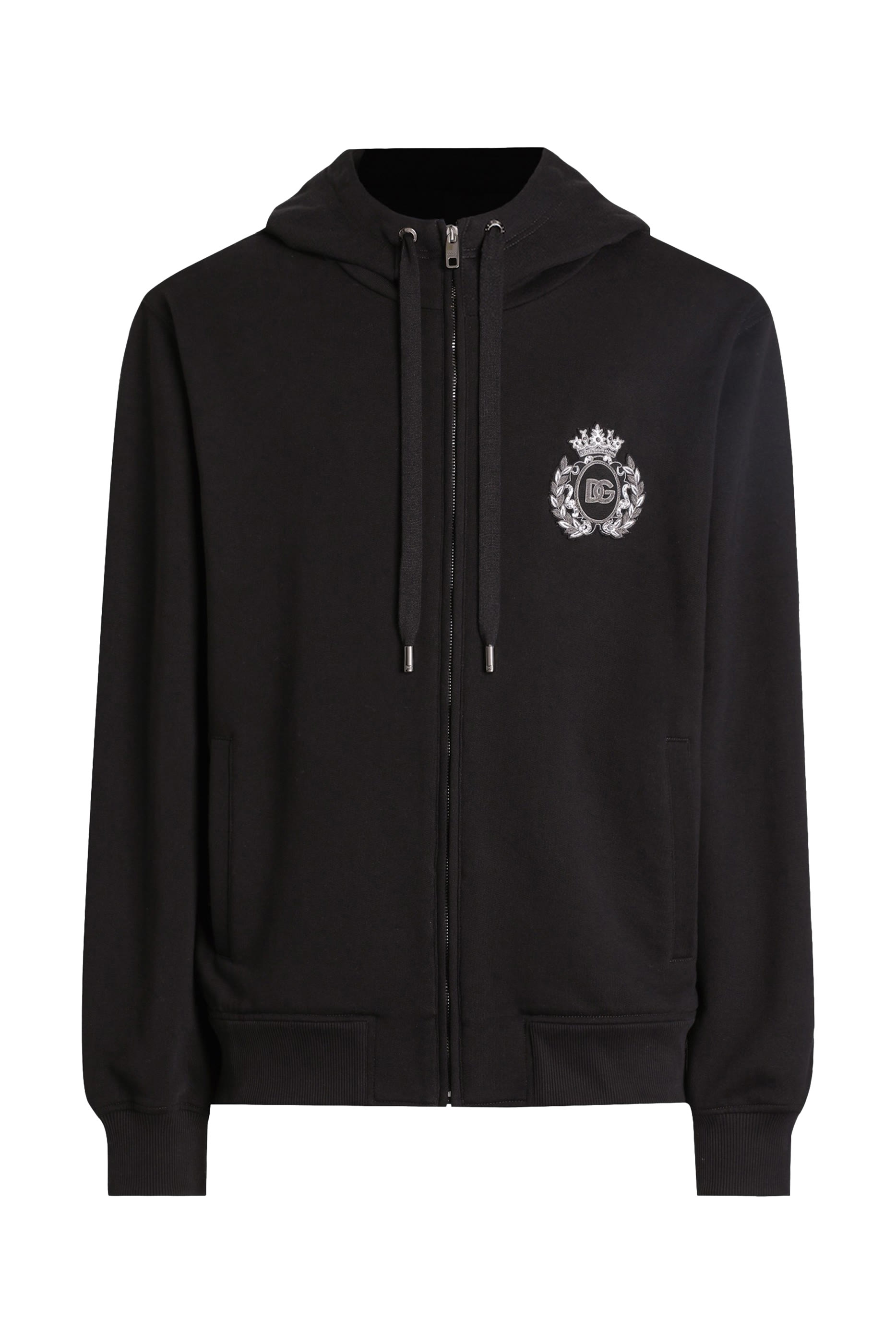 Heraldic Patch Cotton Hoodie