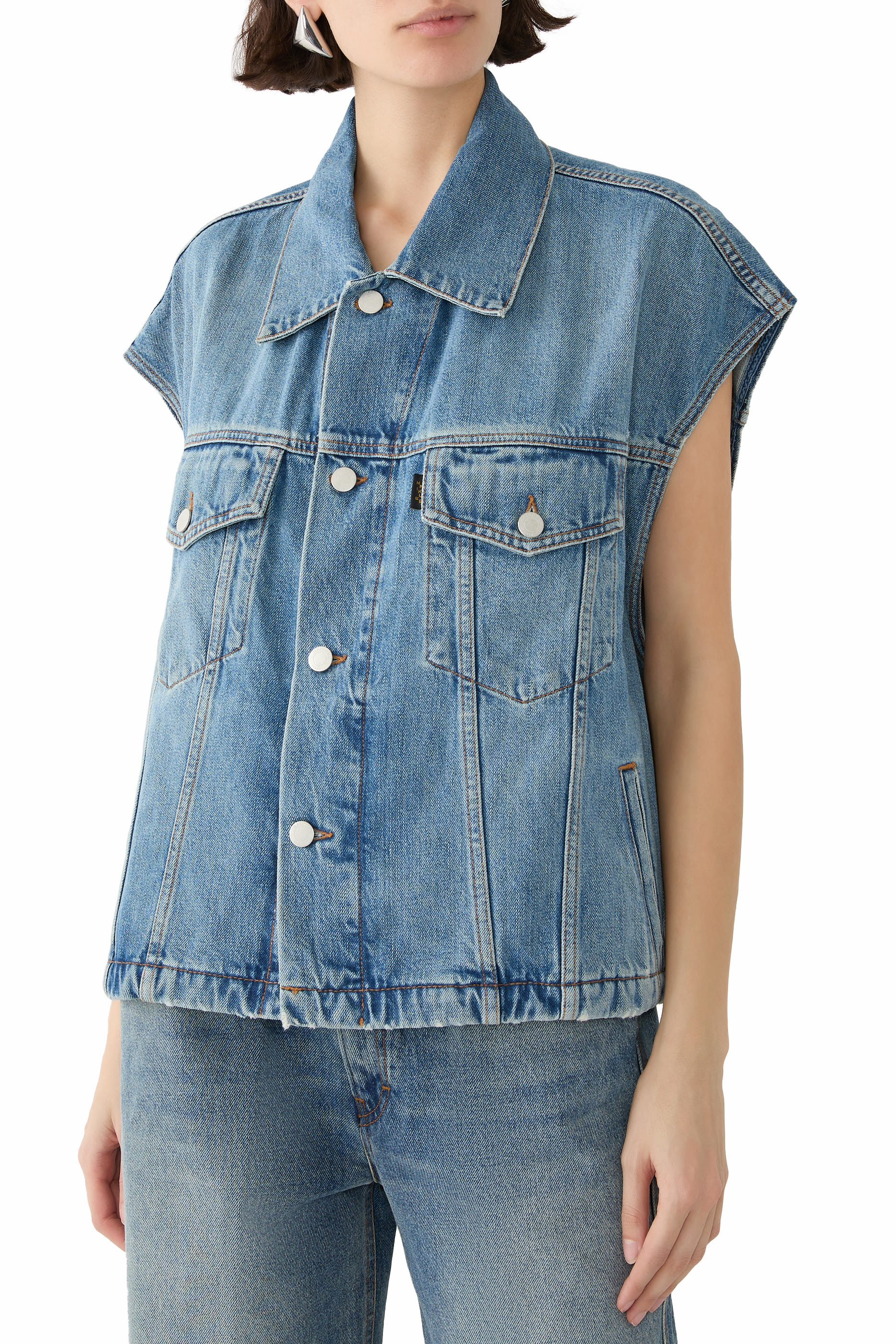 Gail Denim Gilet