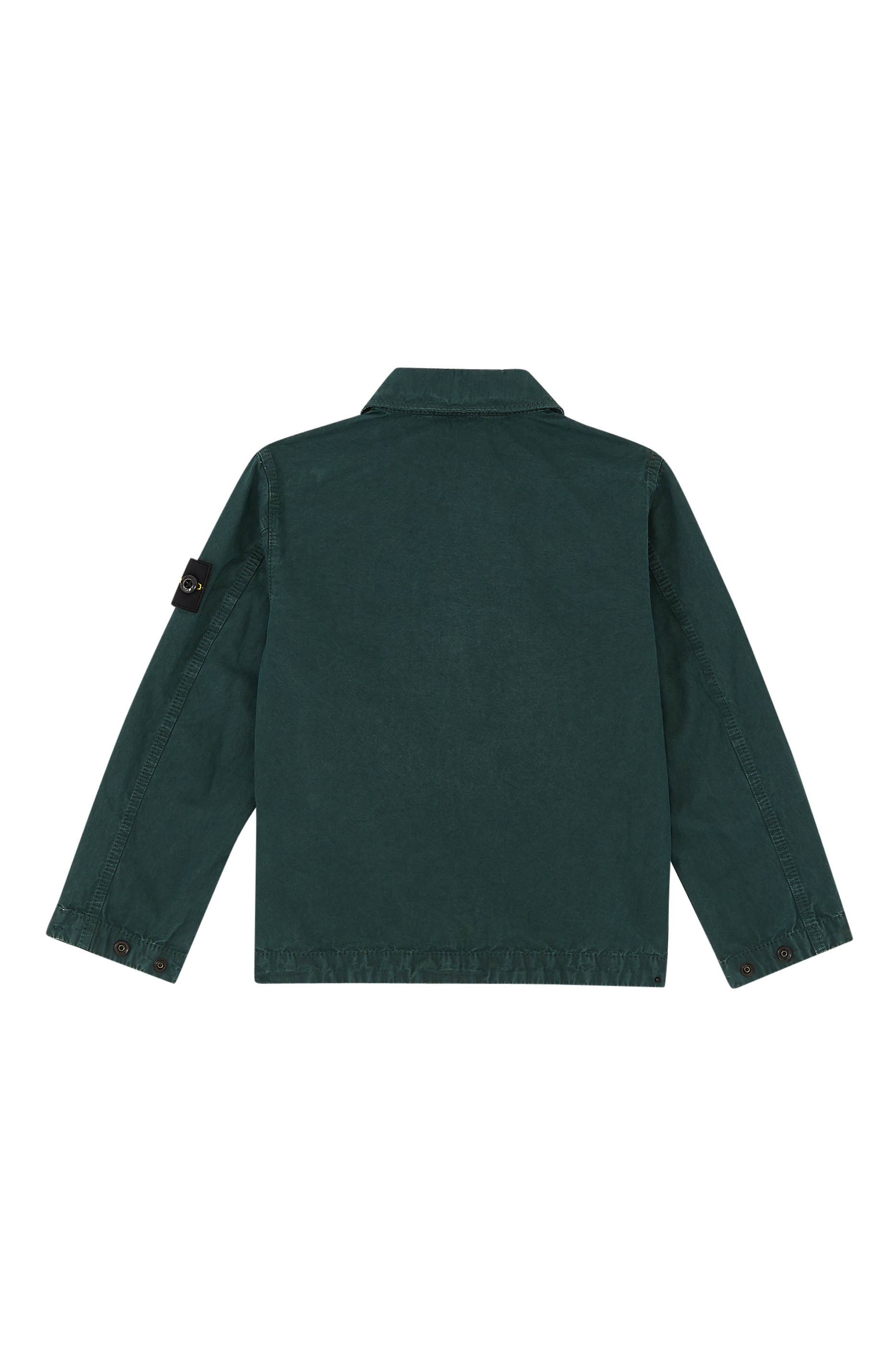 Kids Cotton Logo Overshirt