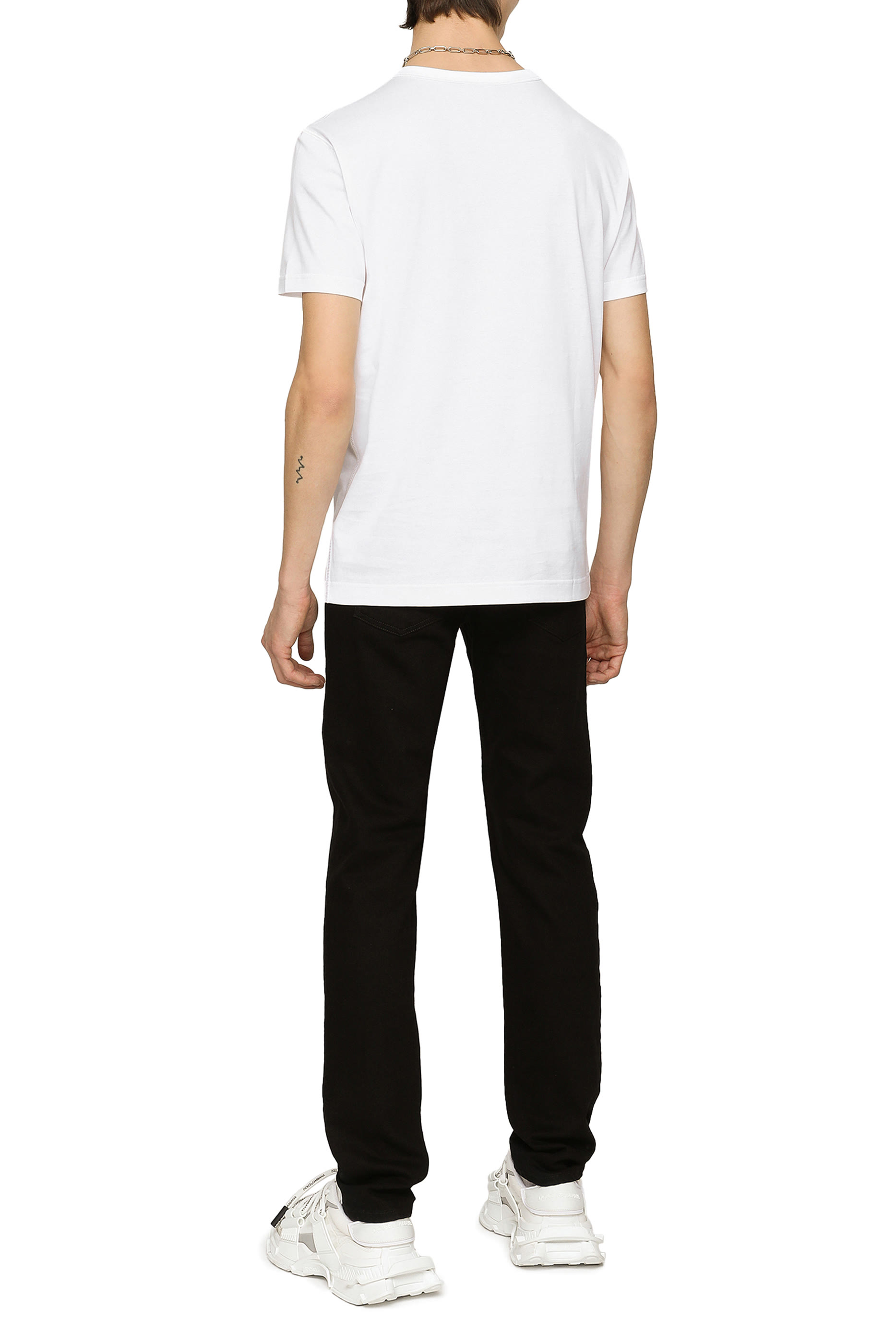 Logo Tag Cotton T-Shirt