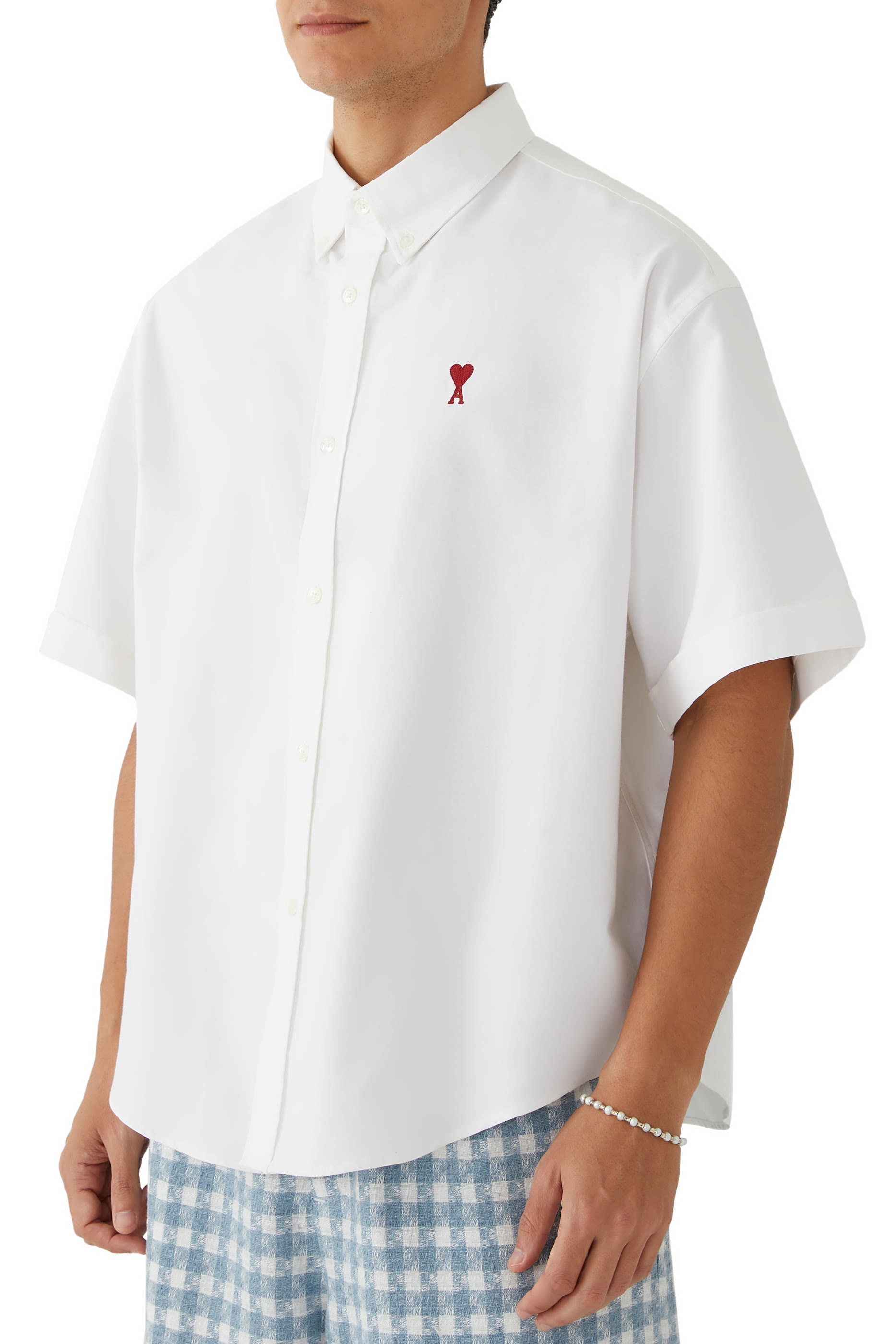 Boxy Fit Short Sleeve Shirt