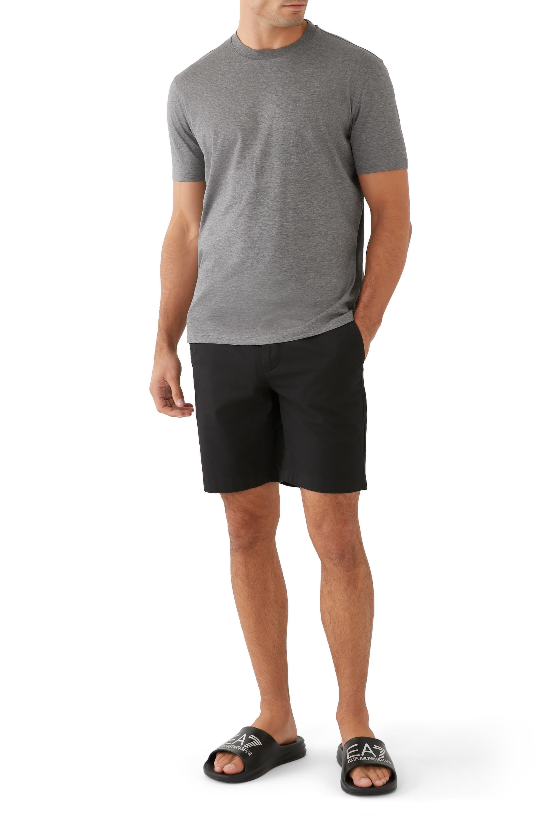 EA7 Logo-Print Slides