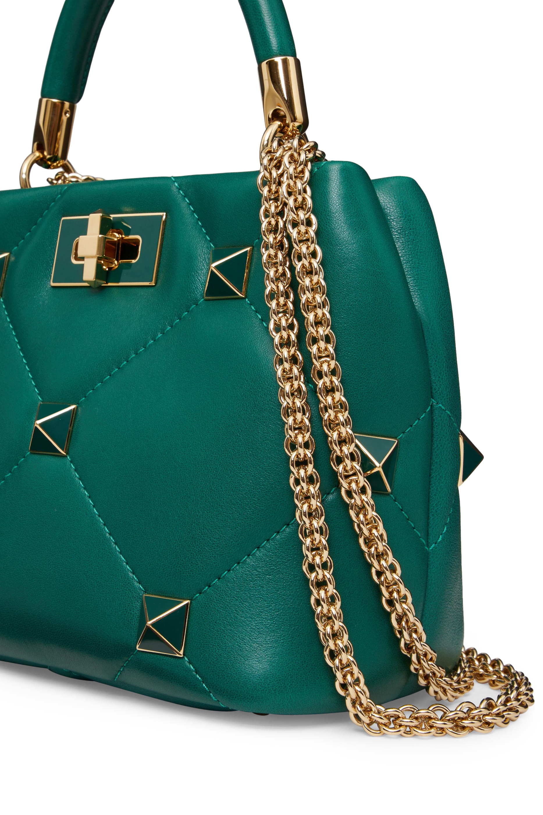 Valentino Garavani Roman Stud Top Handle Bag