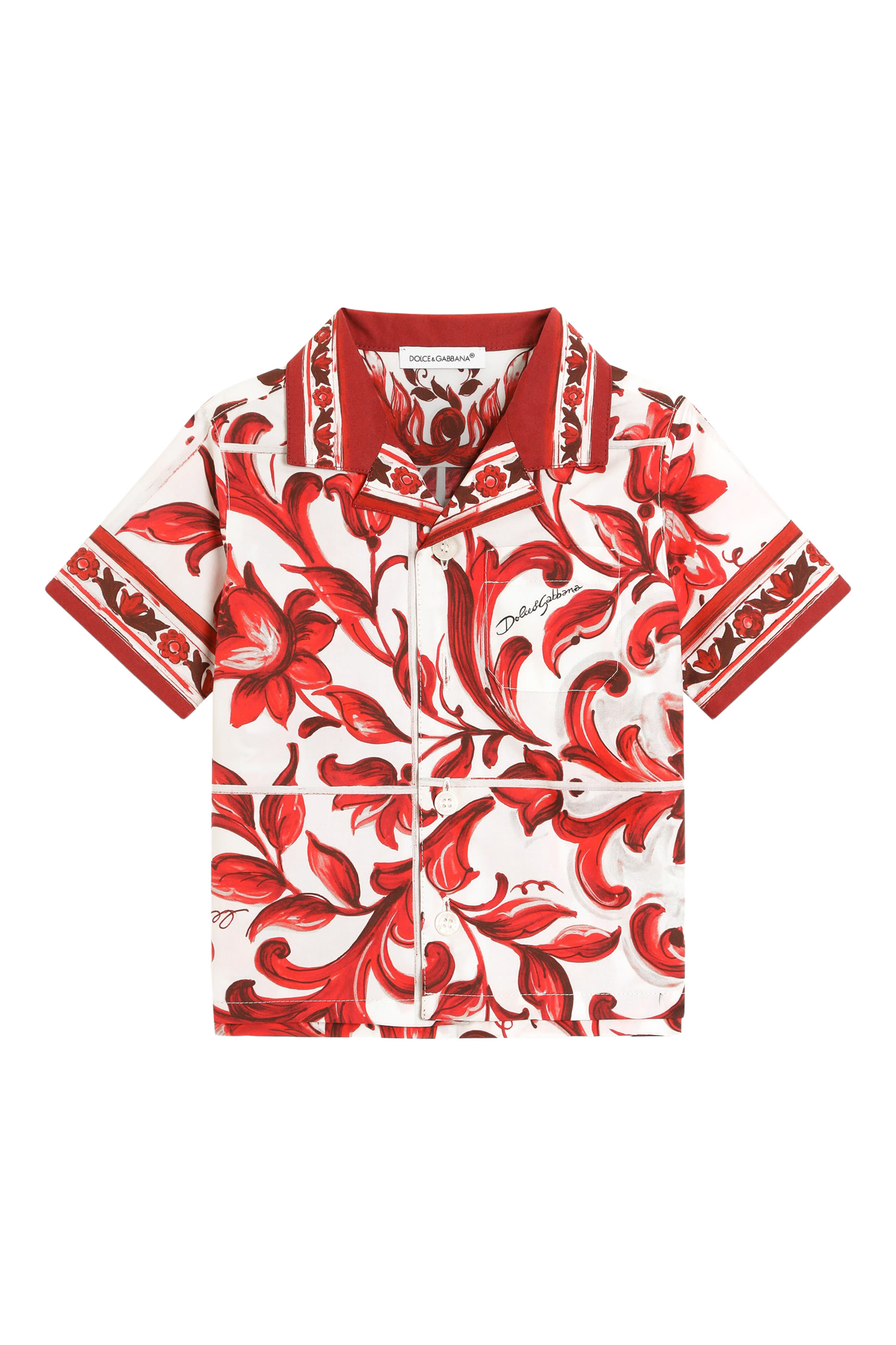 Kids Majolica-Print Shirt