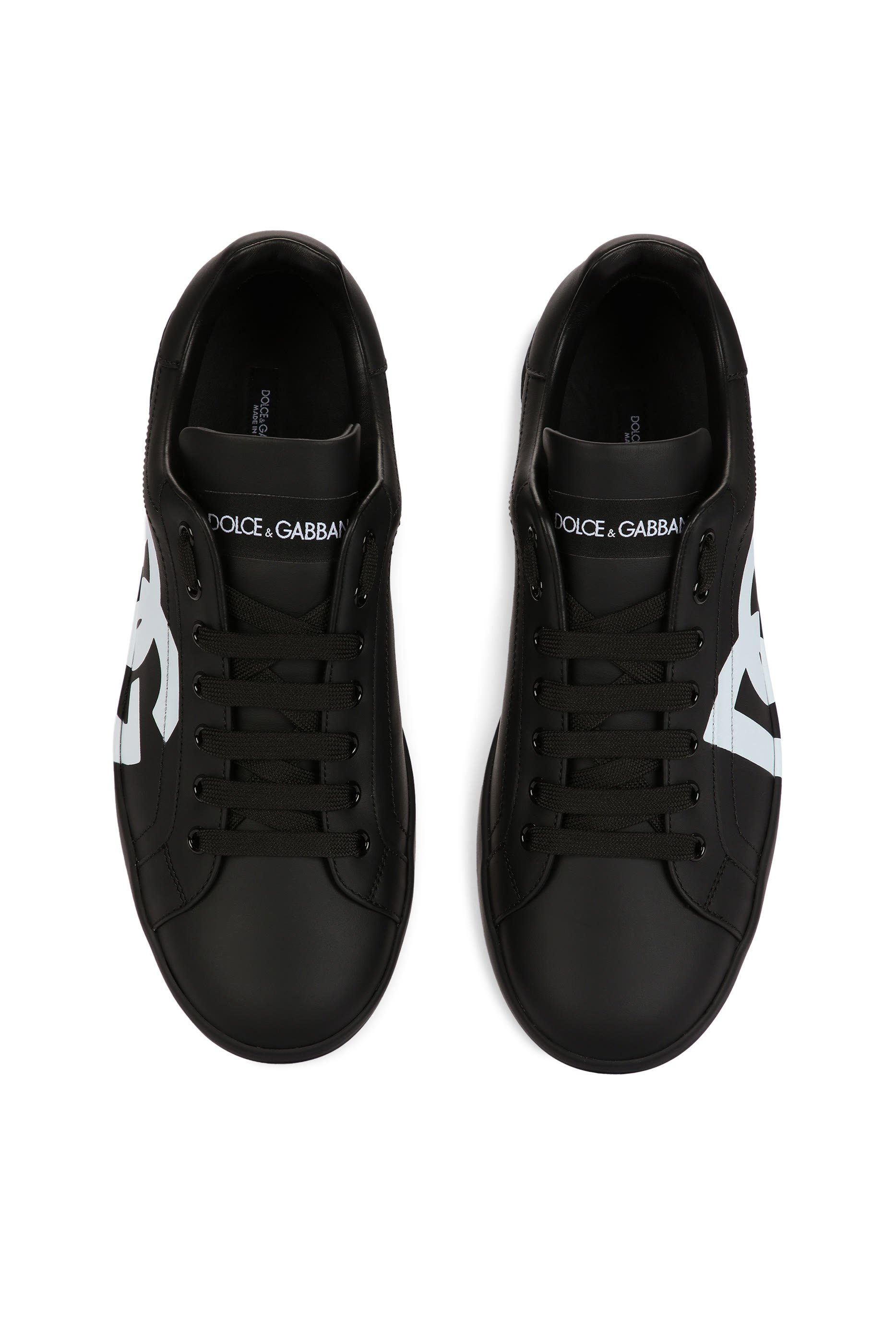 DG Logo Print Portofino Sneakers