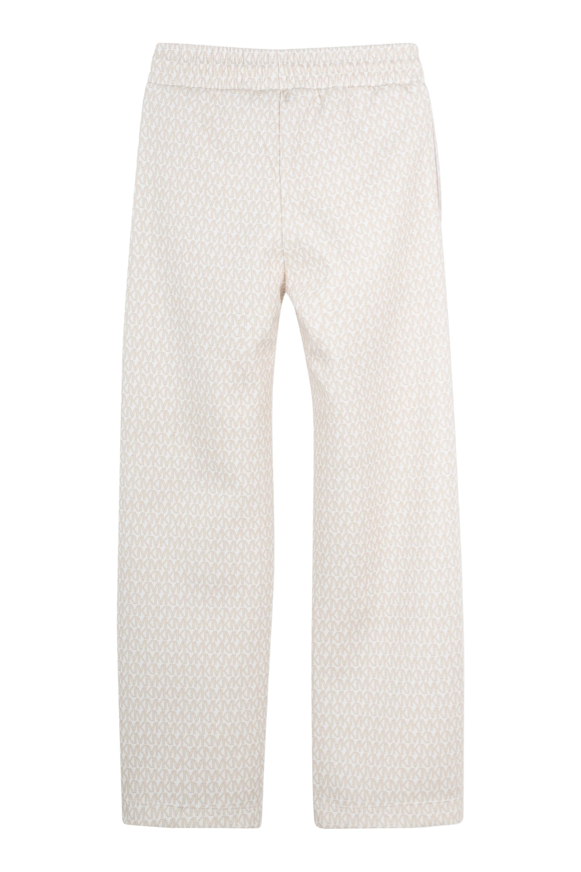 Kids  All-Over MK Logo Print Trousers