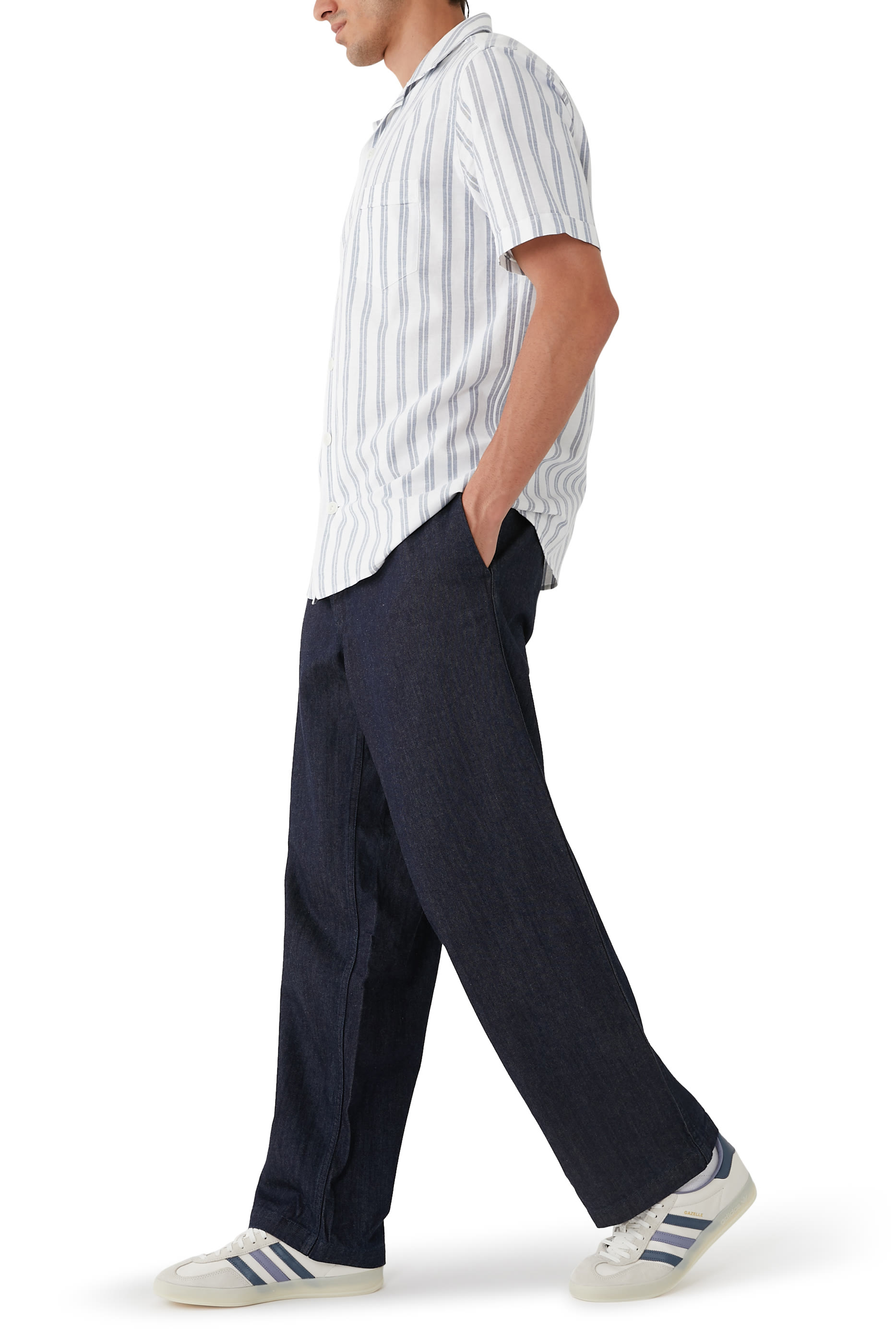 Denim Rinse Easy Pant