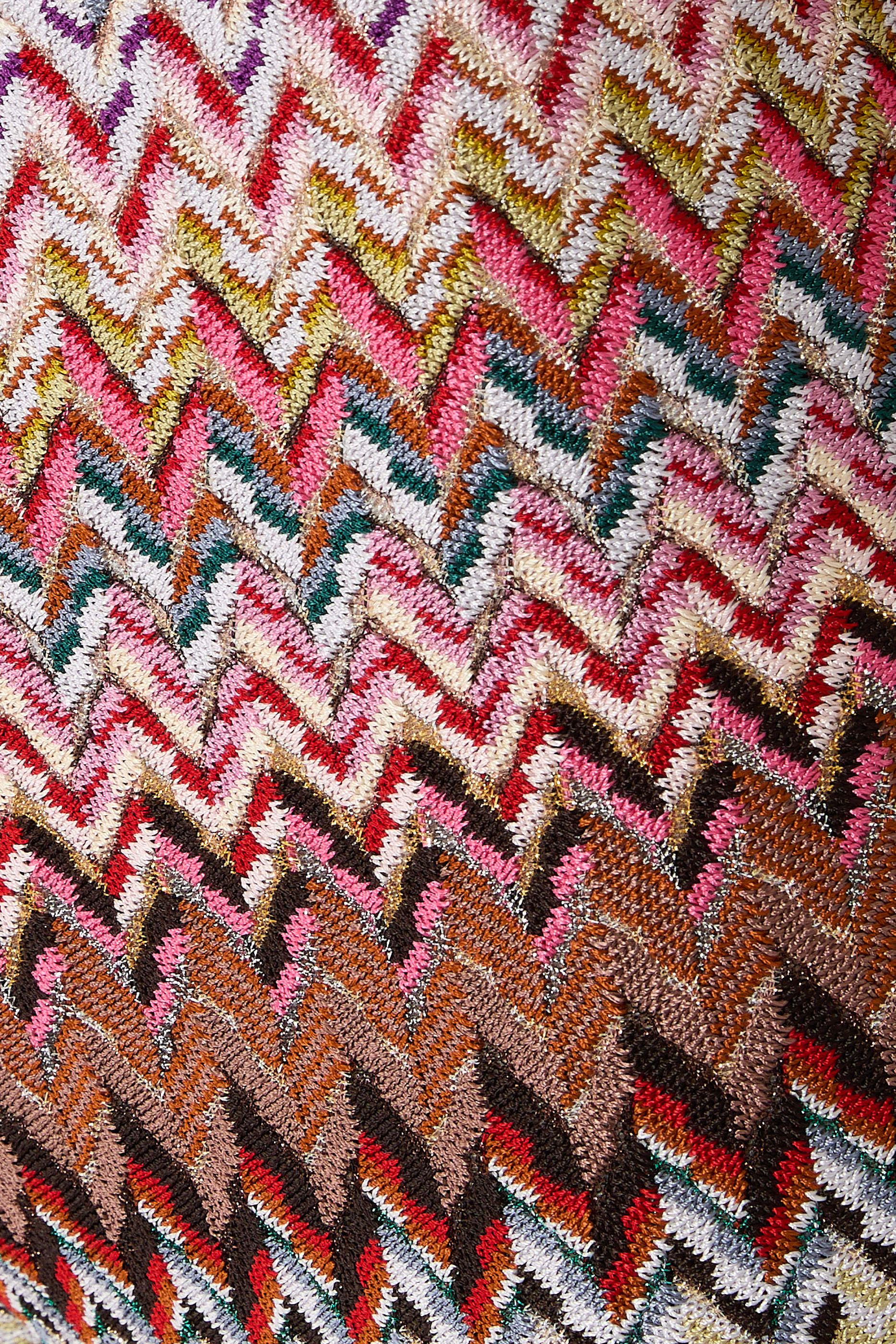 Zigzag Pattern Flare Pants