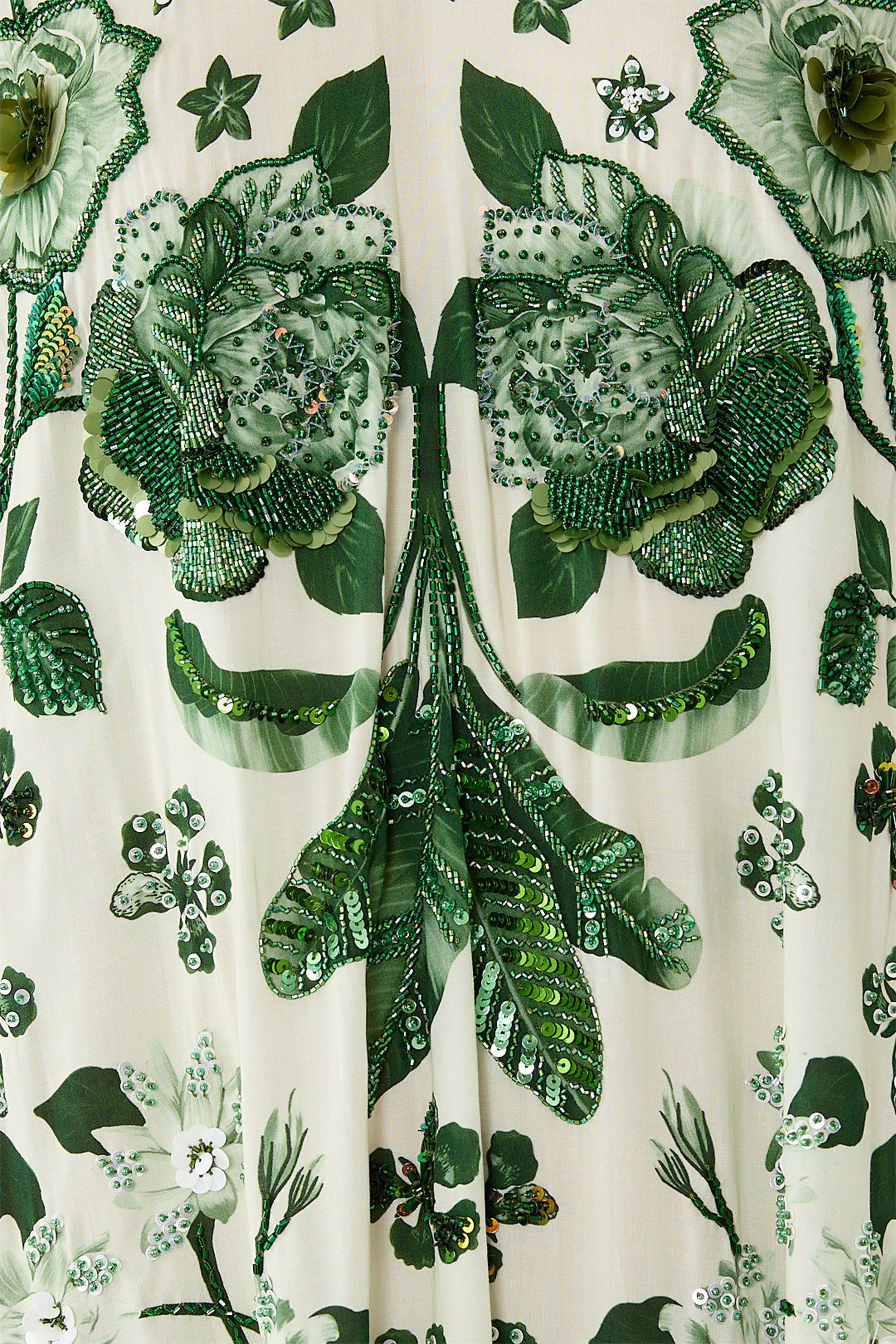  Hand-Beaded Batwing Kaftan