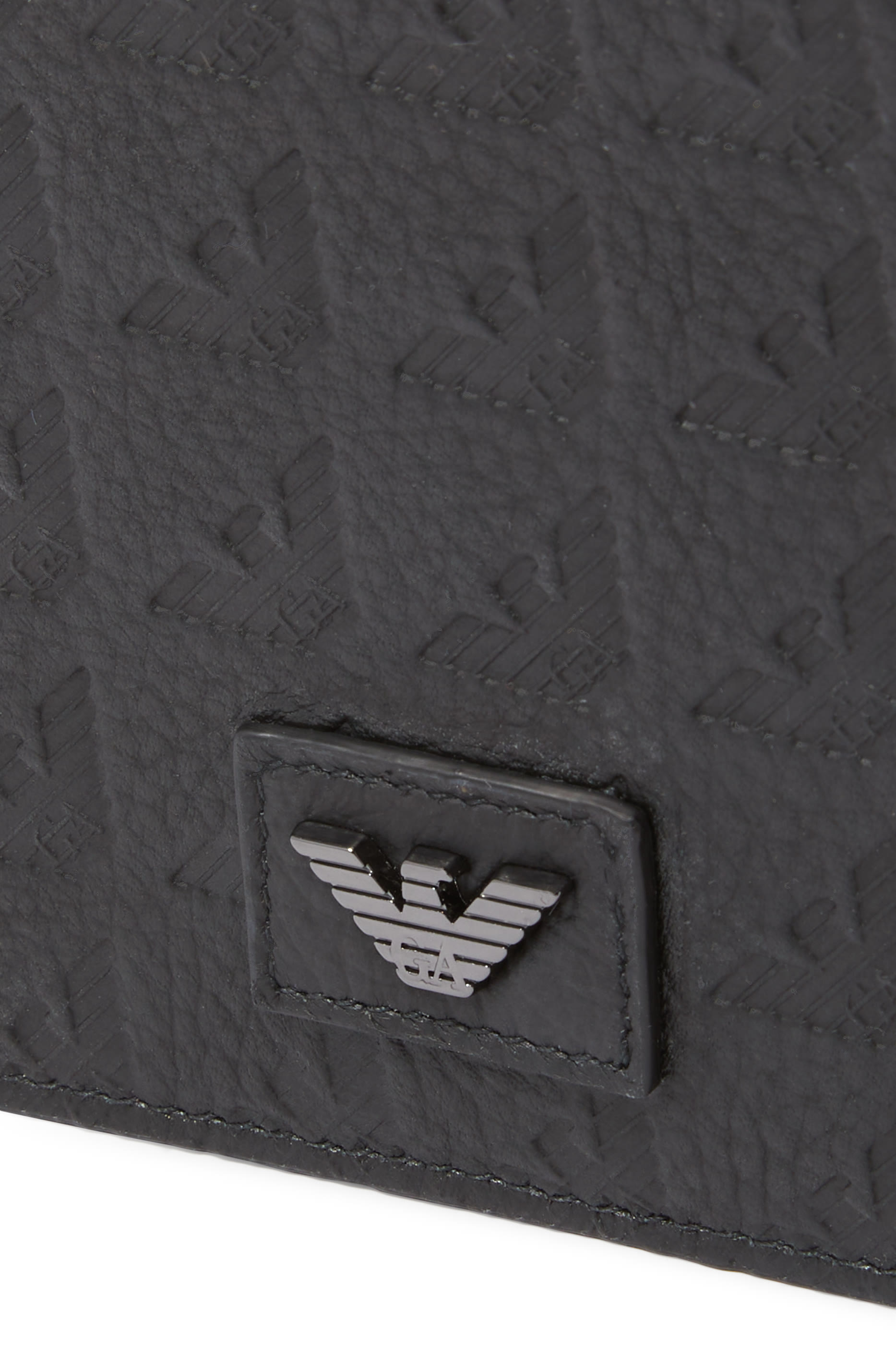 Embossed Logo Bi-Fold Wallet