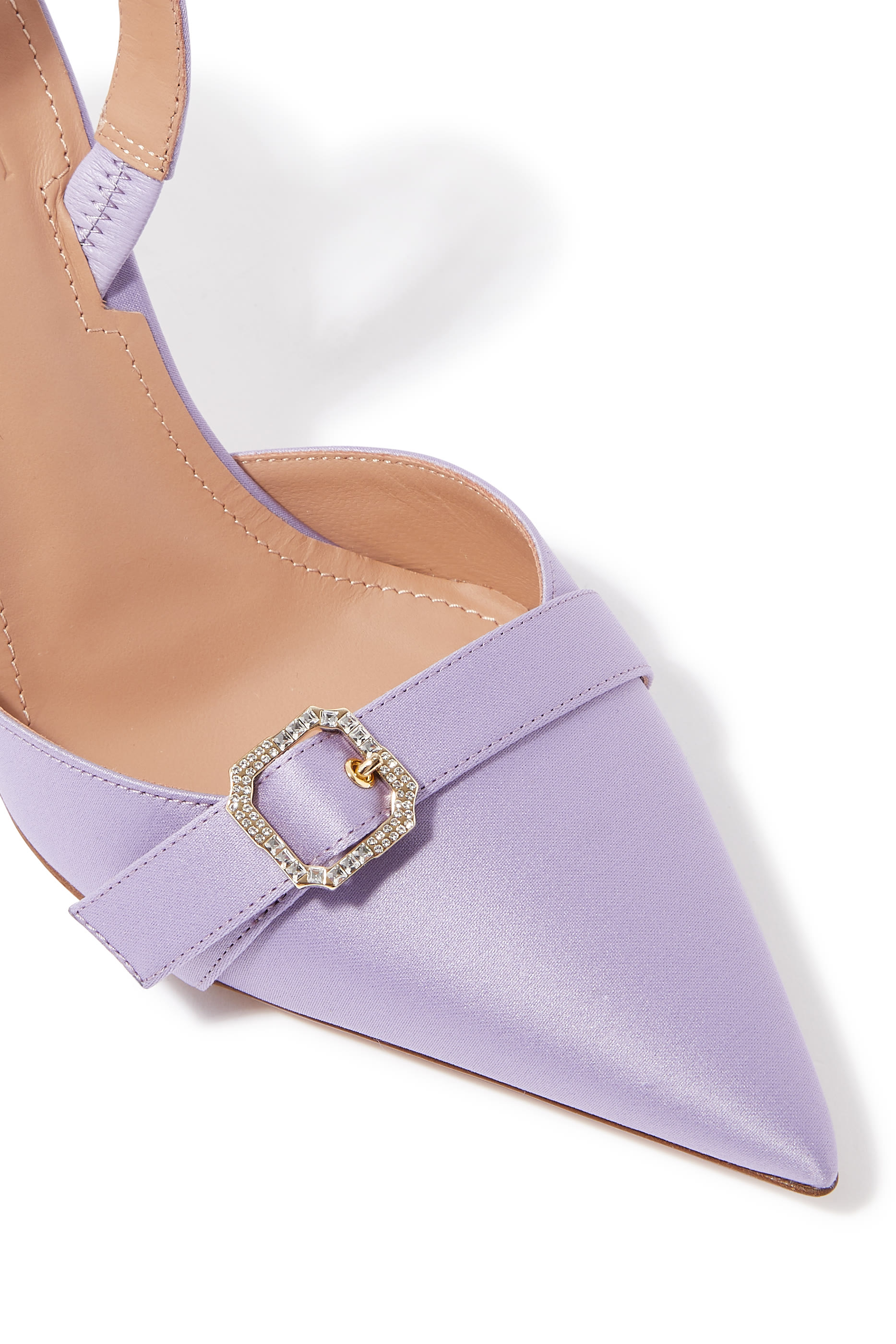 Clotilde 90 Satin Pumps