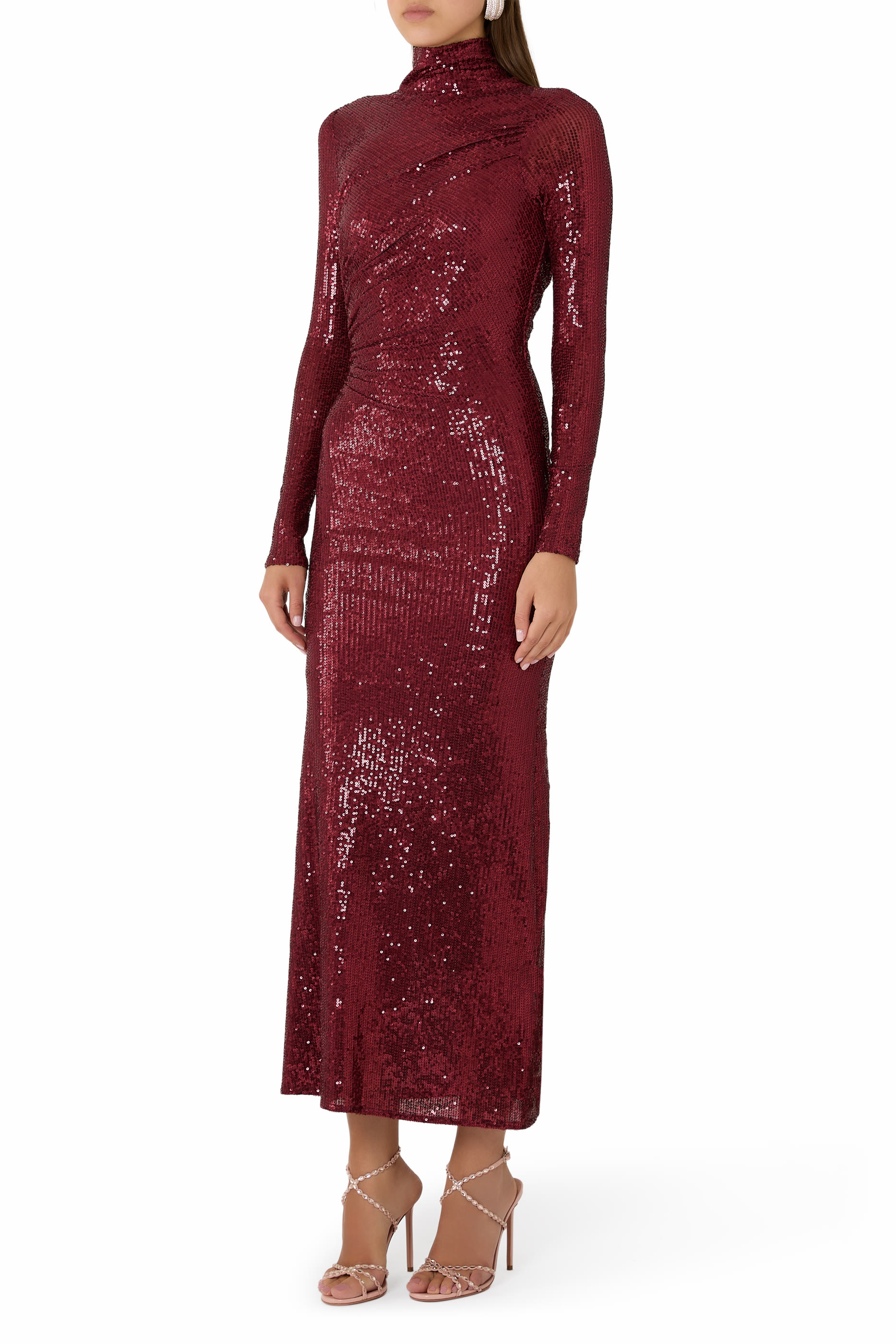 Malia Turtleneck Ankle Gown