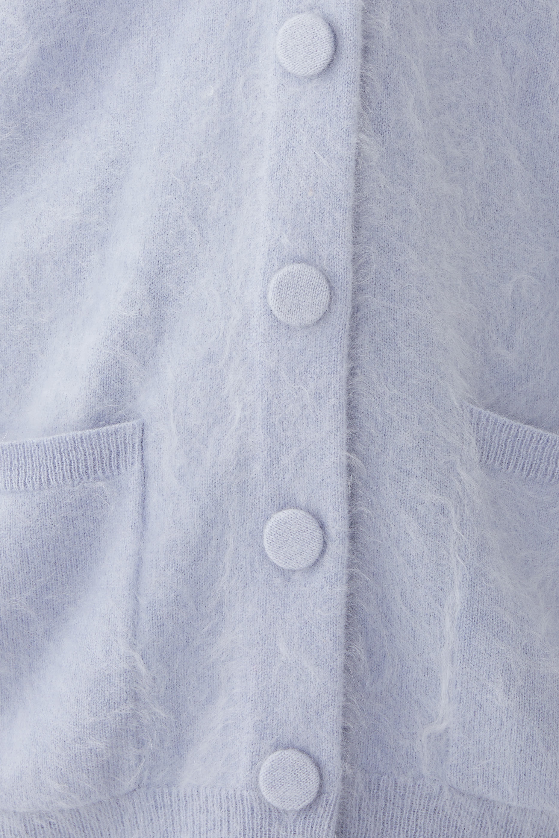 Brushed Cashmere Cardigan