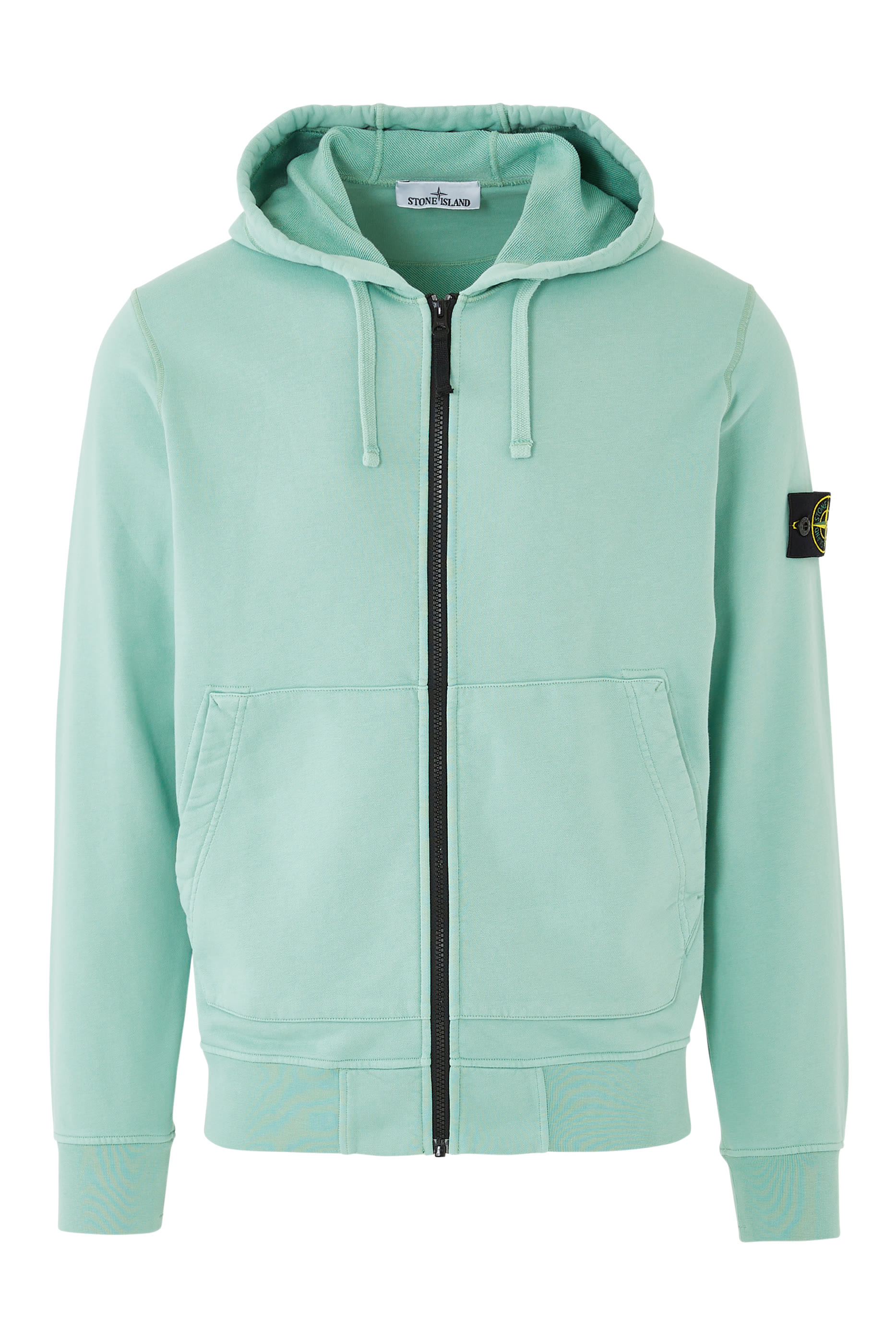 Logo Patch Zip-Fastening Hoodie