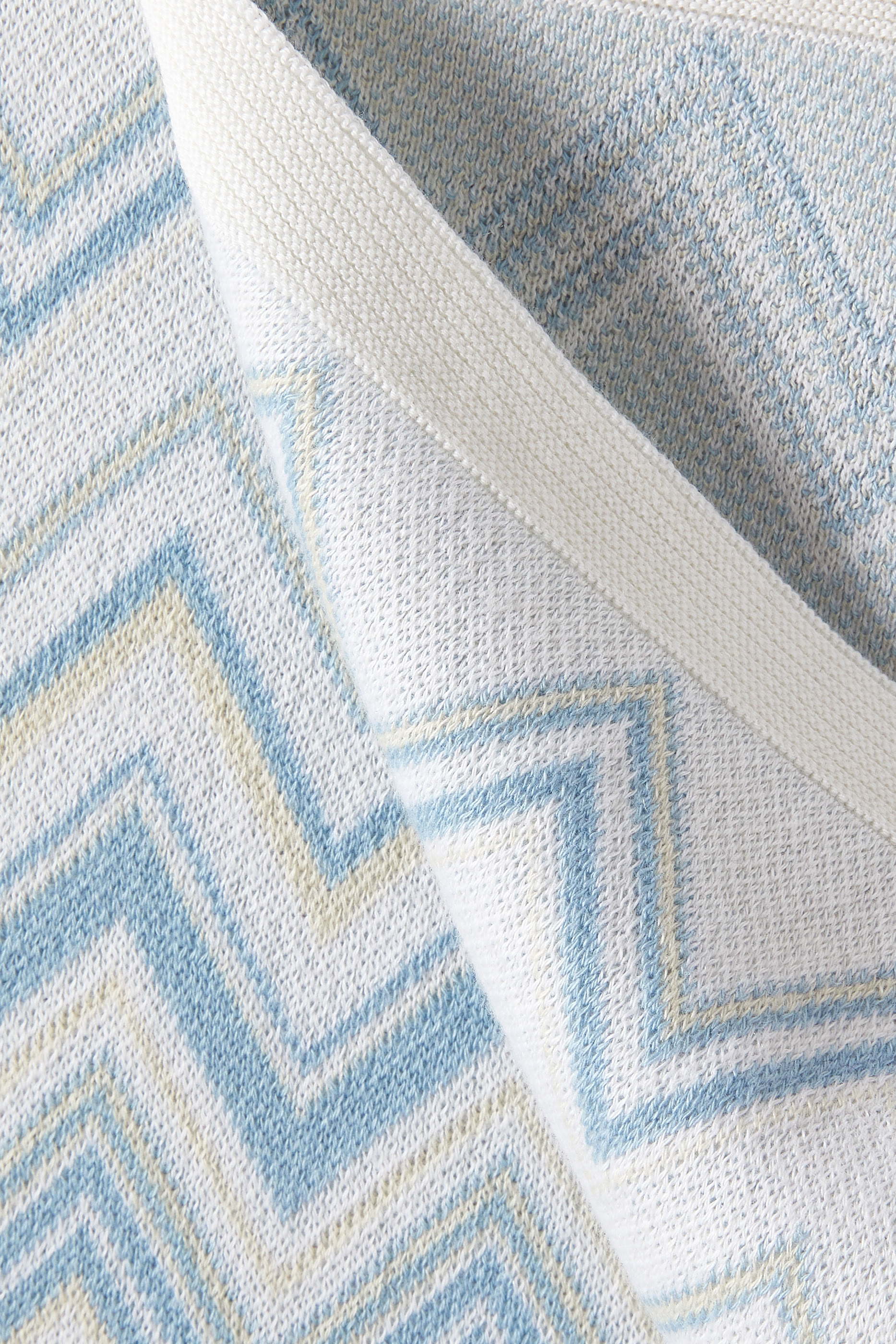 Kids Zigzag Stretch Cotton Blanket