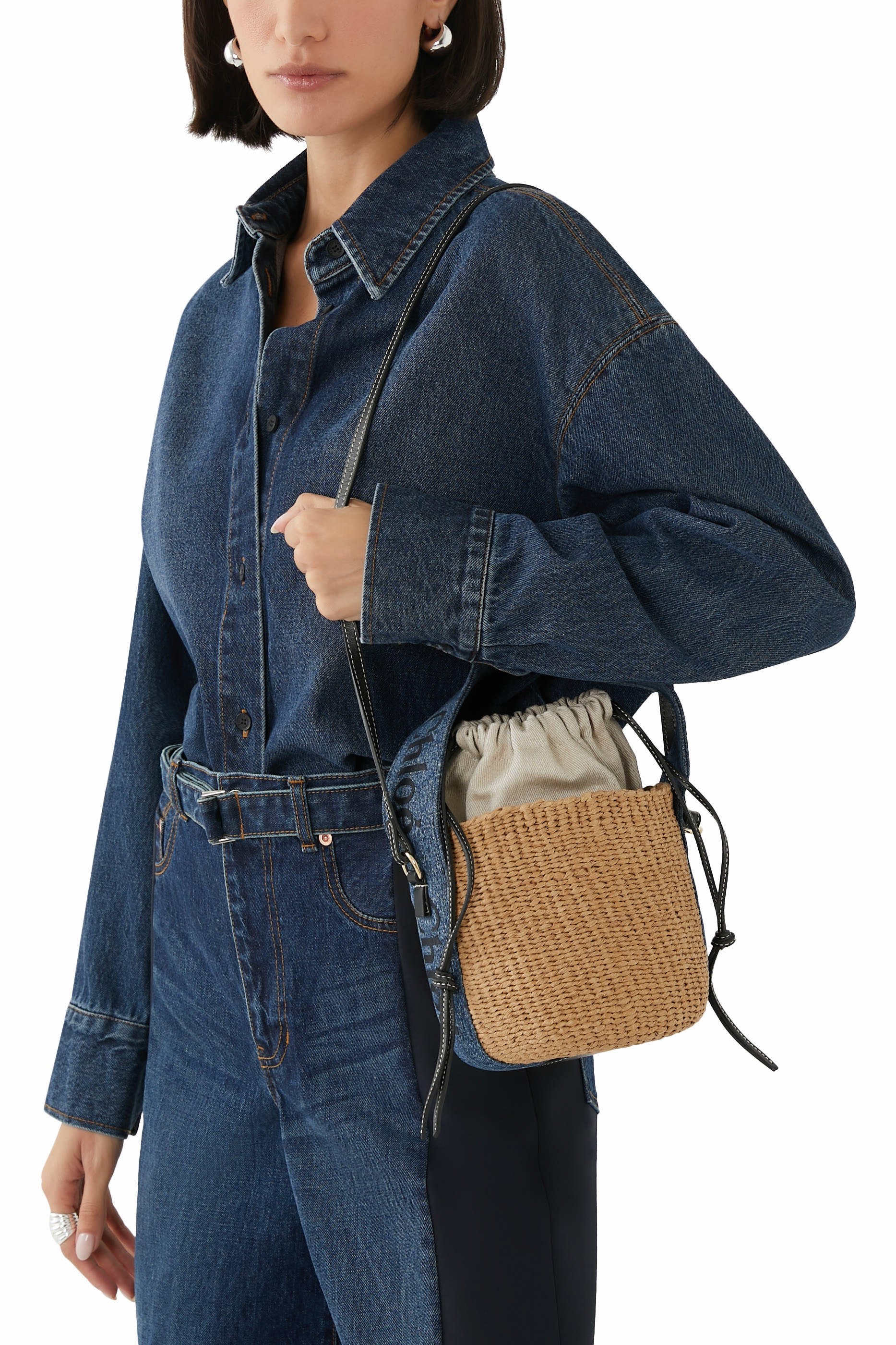 Small Woody Basket Bag