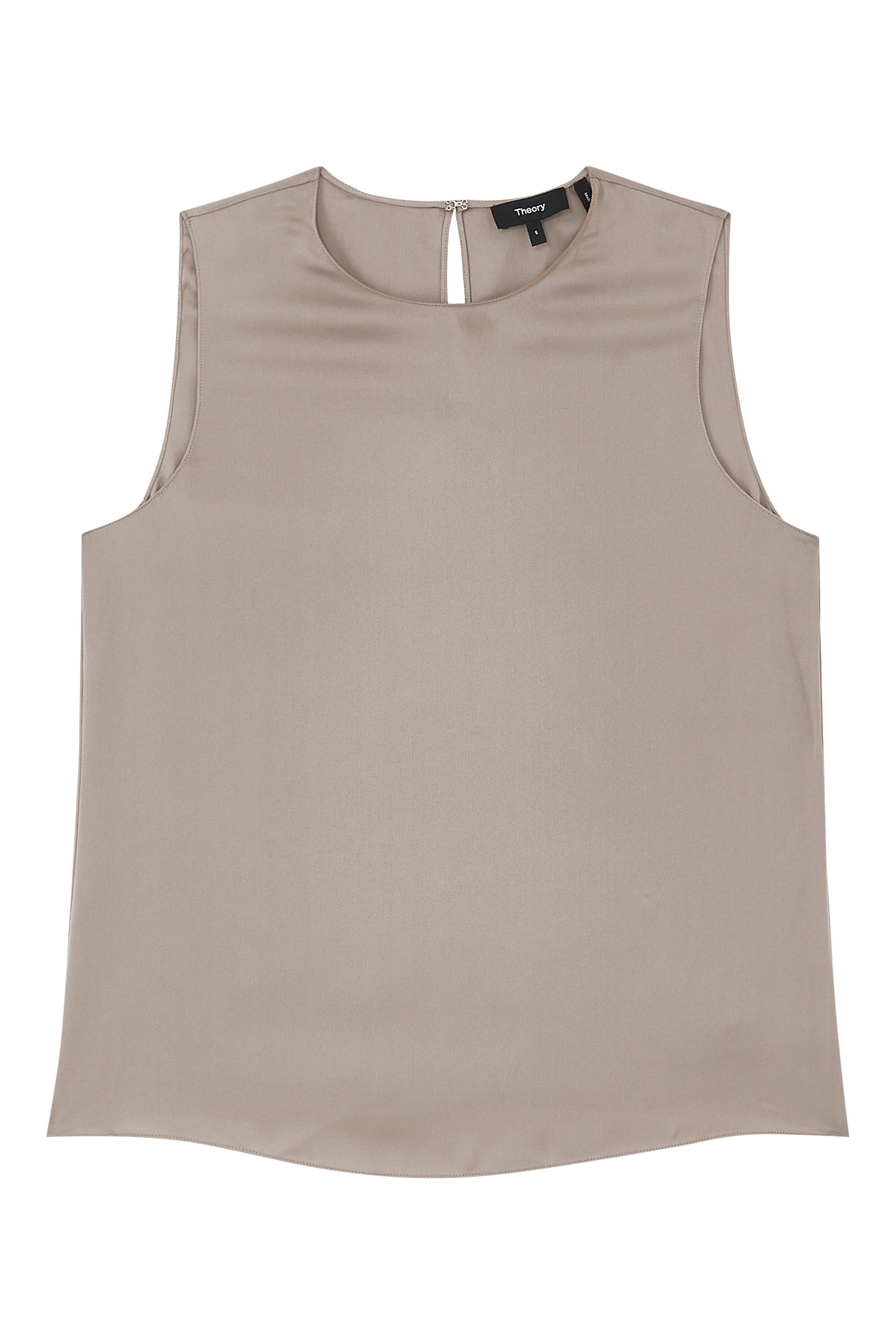 Shell Top in Silk Georgette