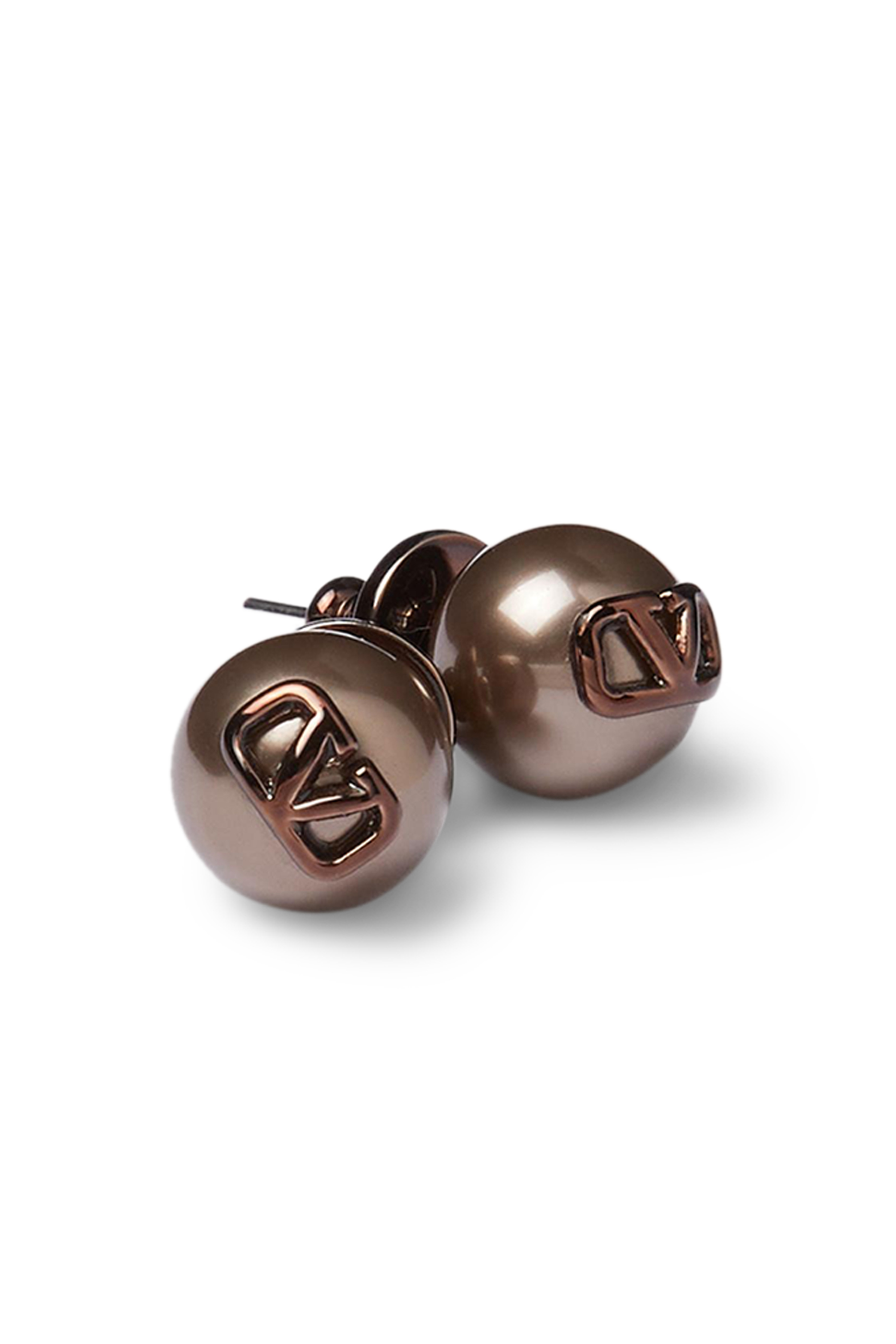  Vlogo Swarovski&reg; Pearl Stud Earrings