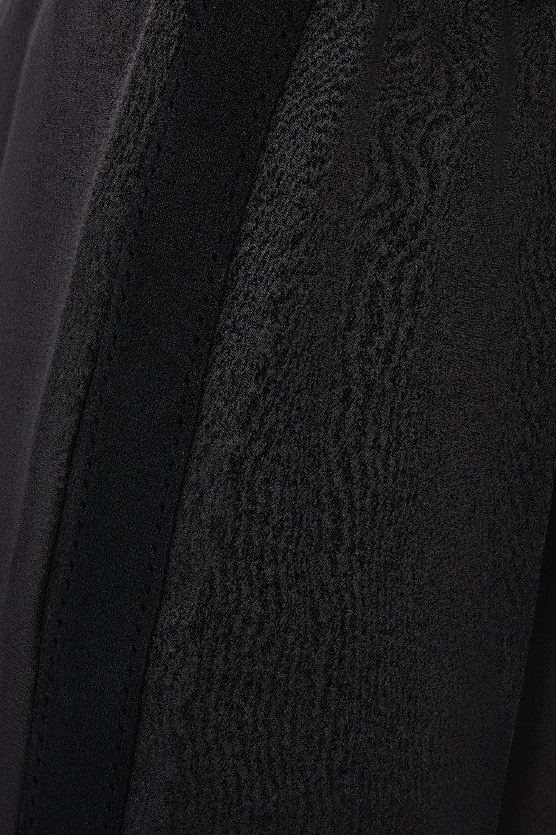 Side-Strap Crepe Pull-On Pants