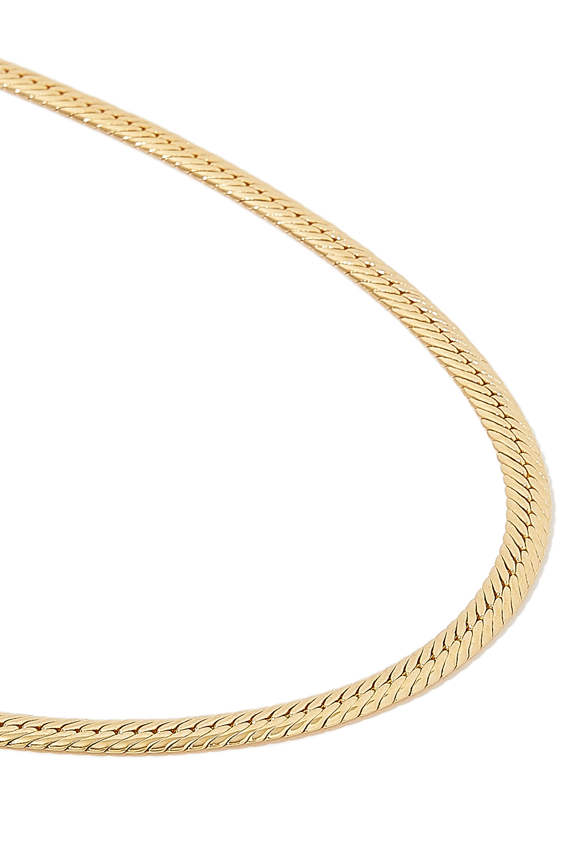 Camail Chain Necklace, 18k Recycled Gold-Plated on Brass