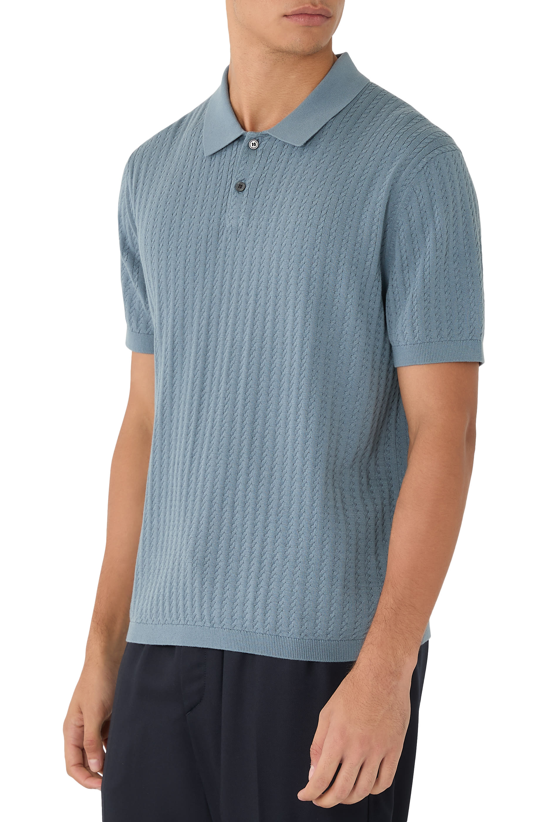 Knitted Polo Shirt