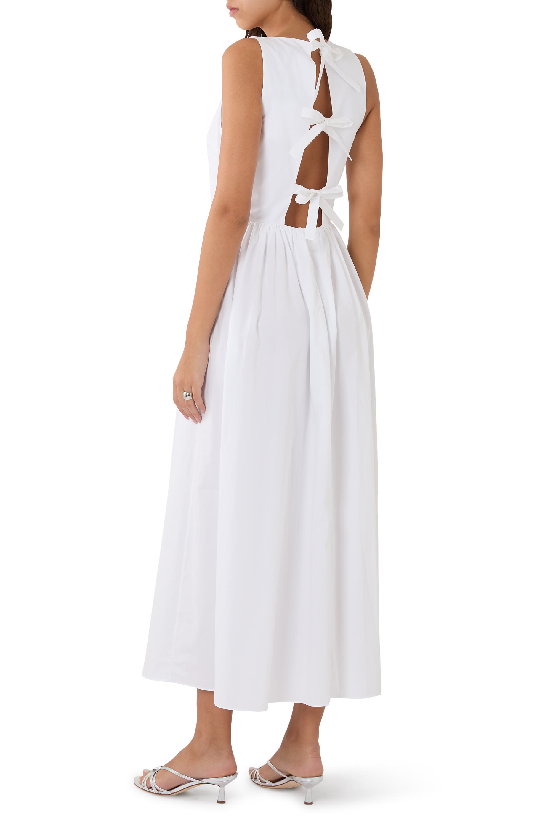 Tie Back Midi Dress