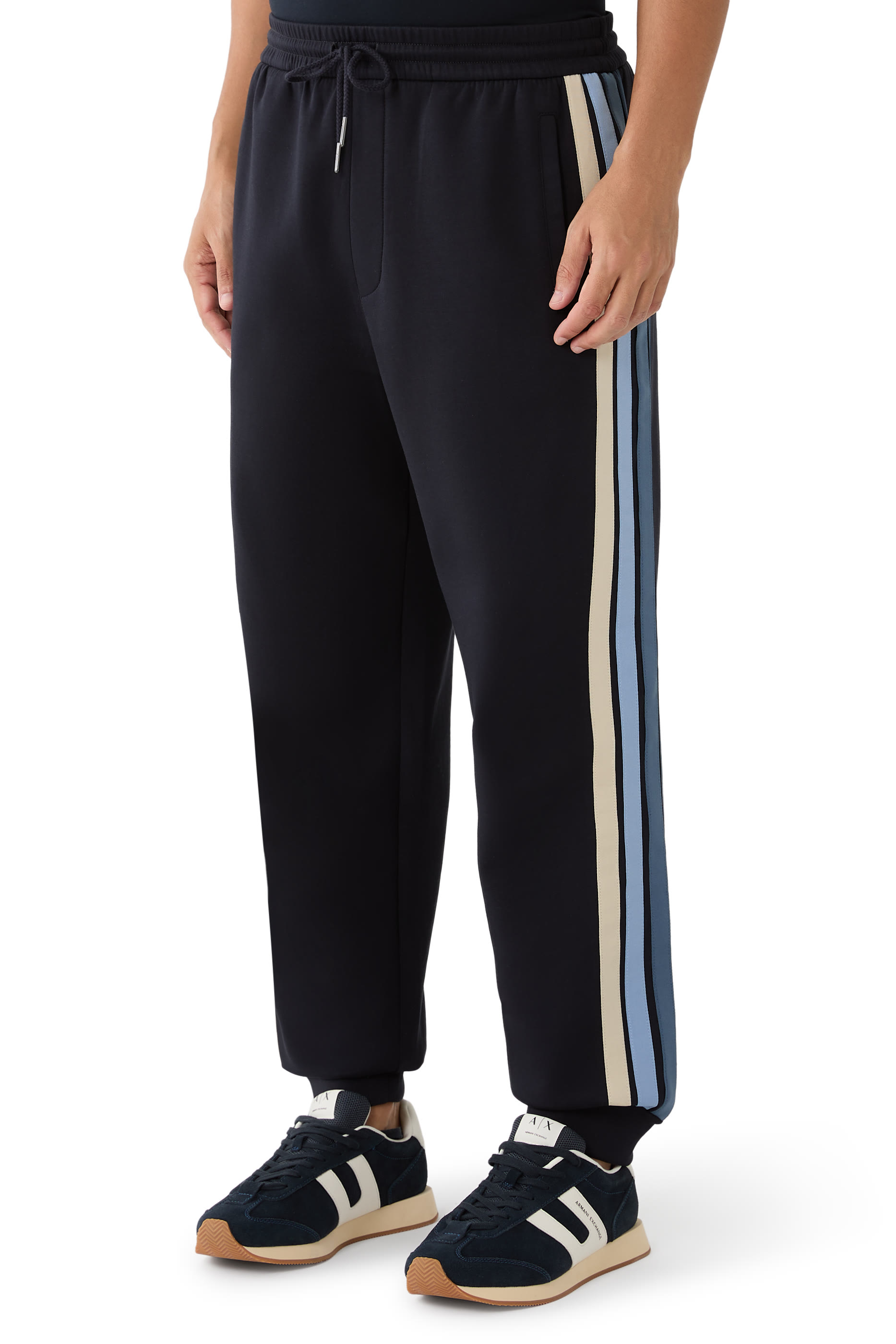 AX Logo Structured Sweatpants