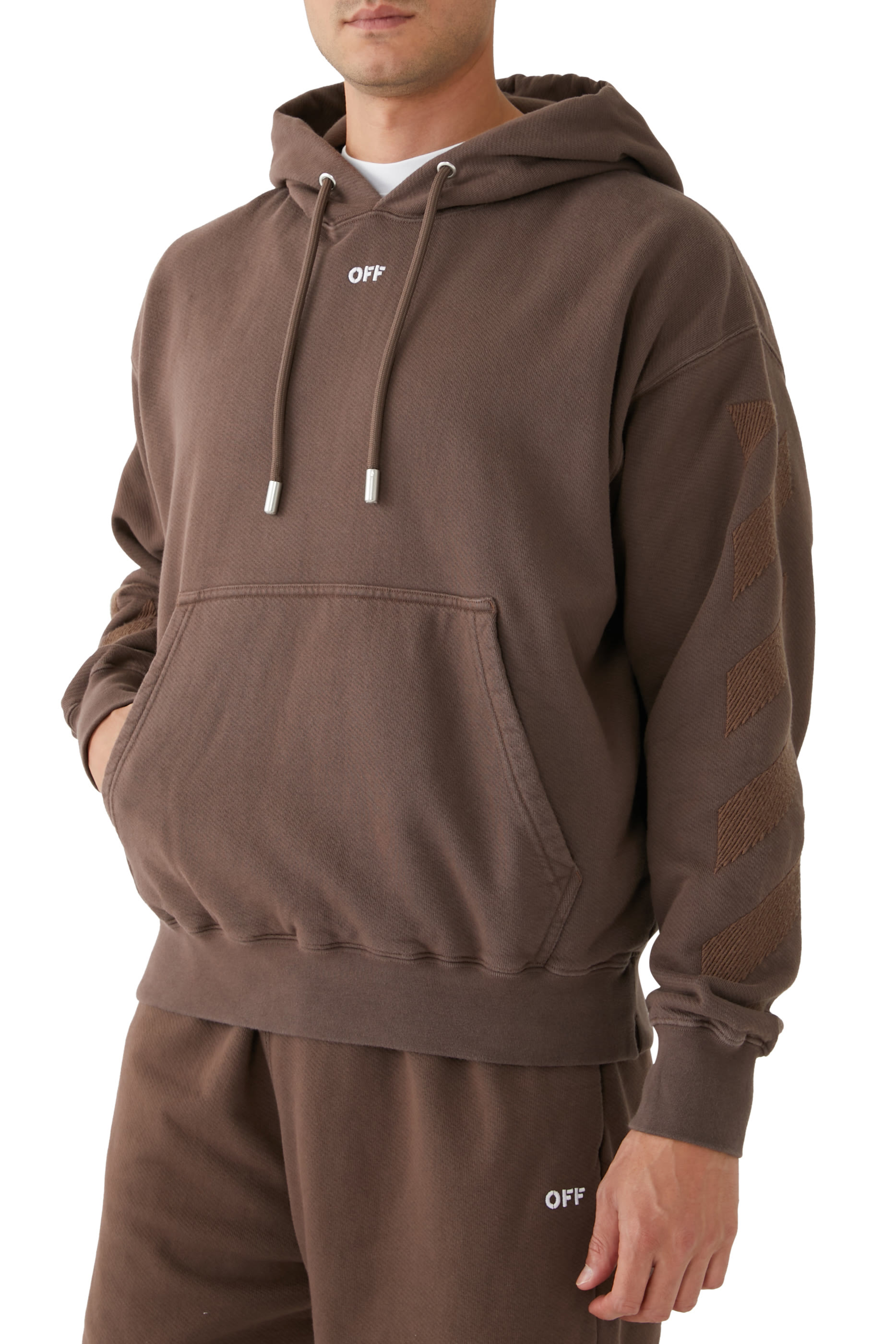 Diagonal Stripe Skate Hoodie