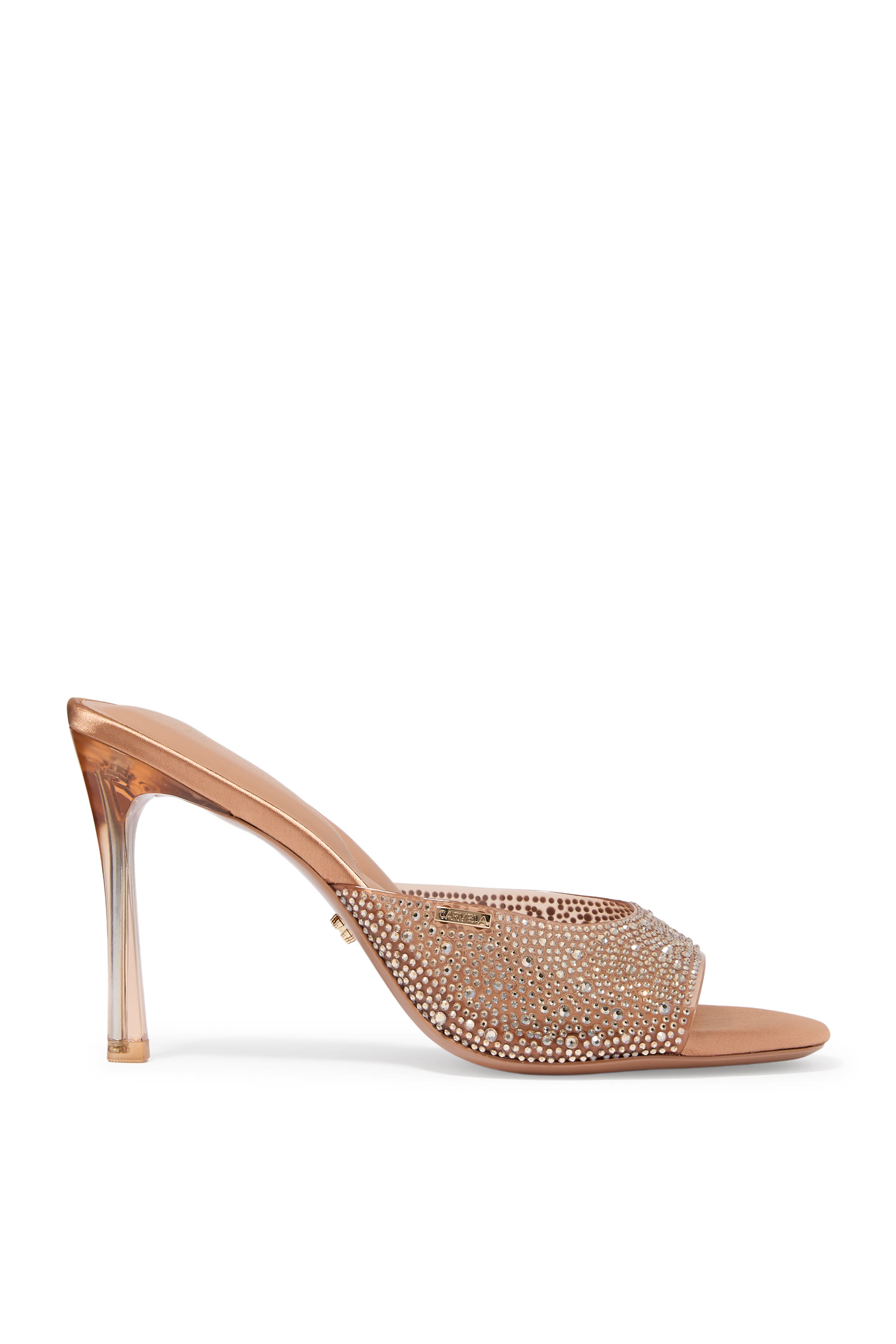 Isabella Vinyl 100 Mule Heels 