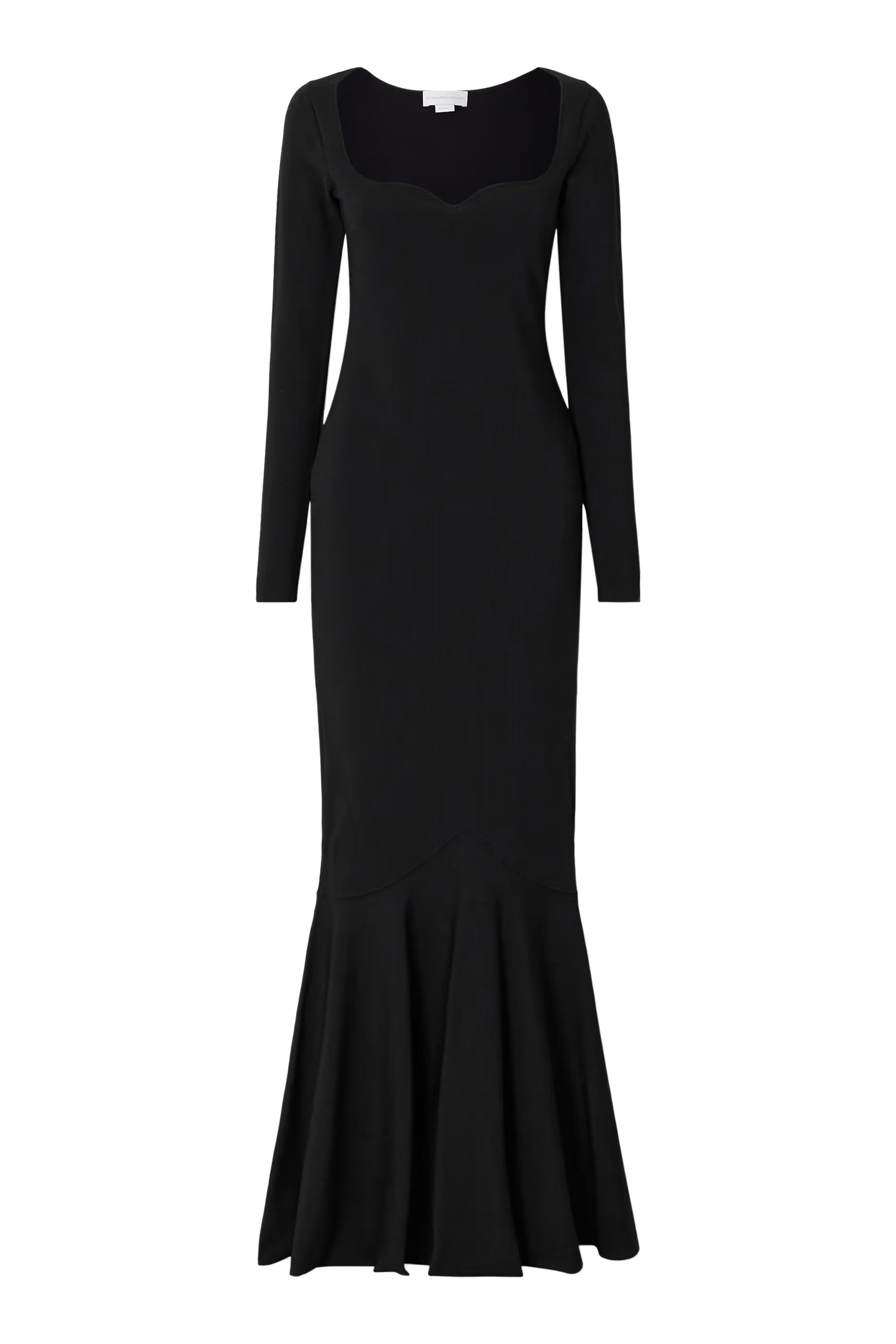 Flared Stretch-Jersey Bustier Gown