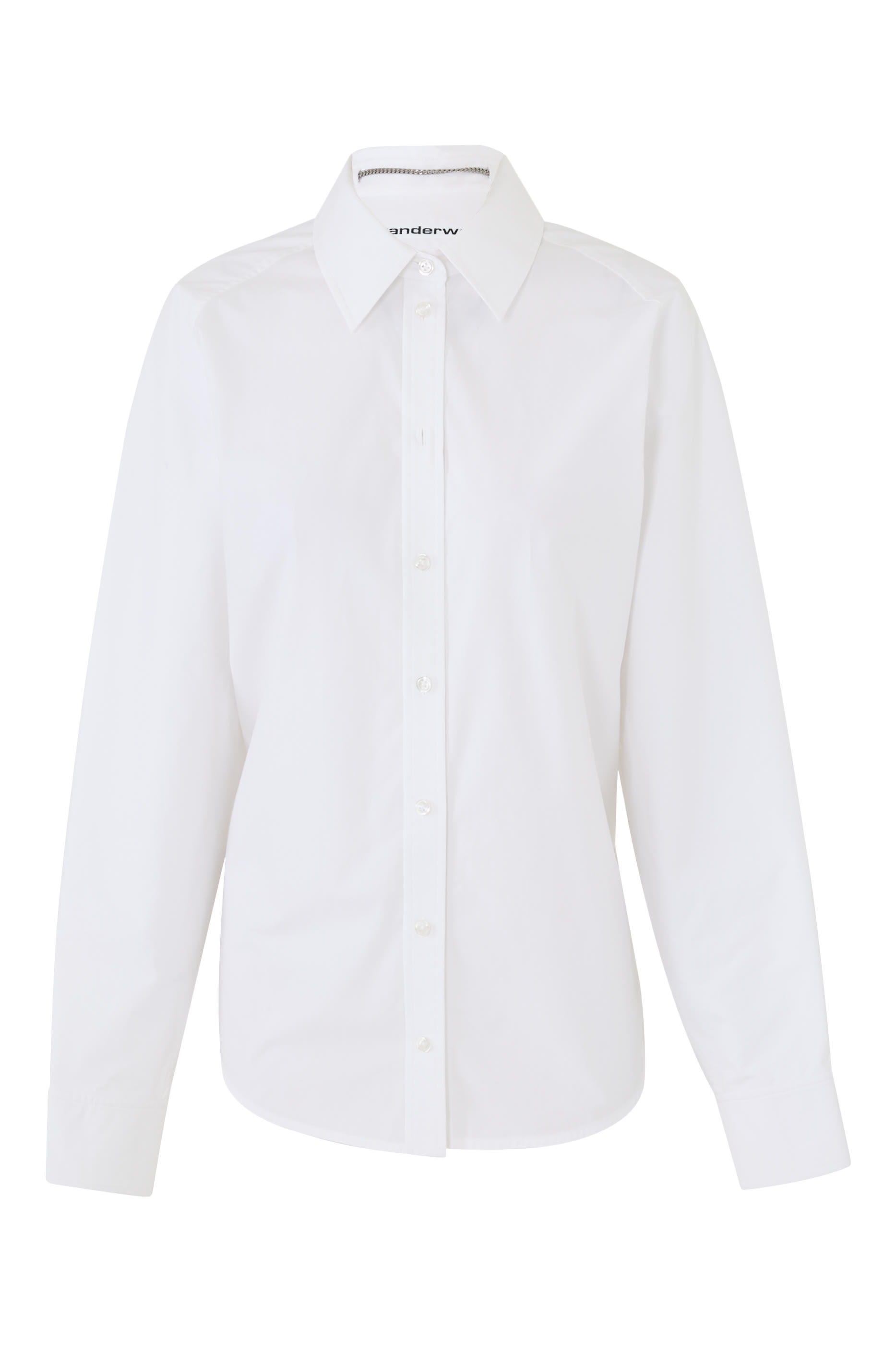 Necklace Oversized Button Down Shirt