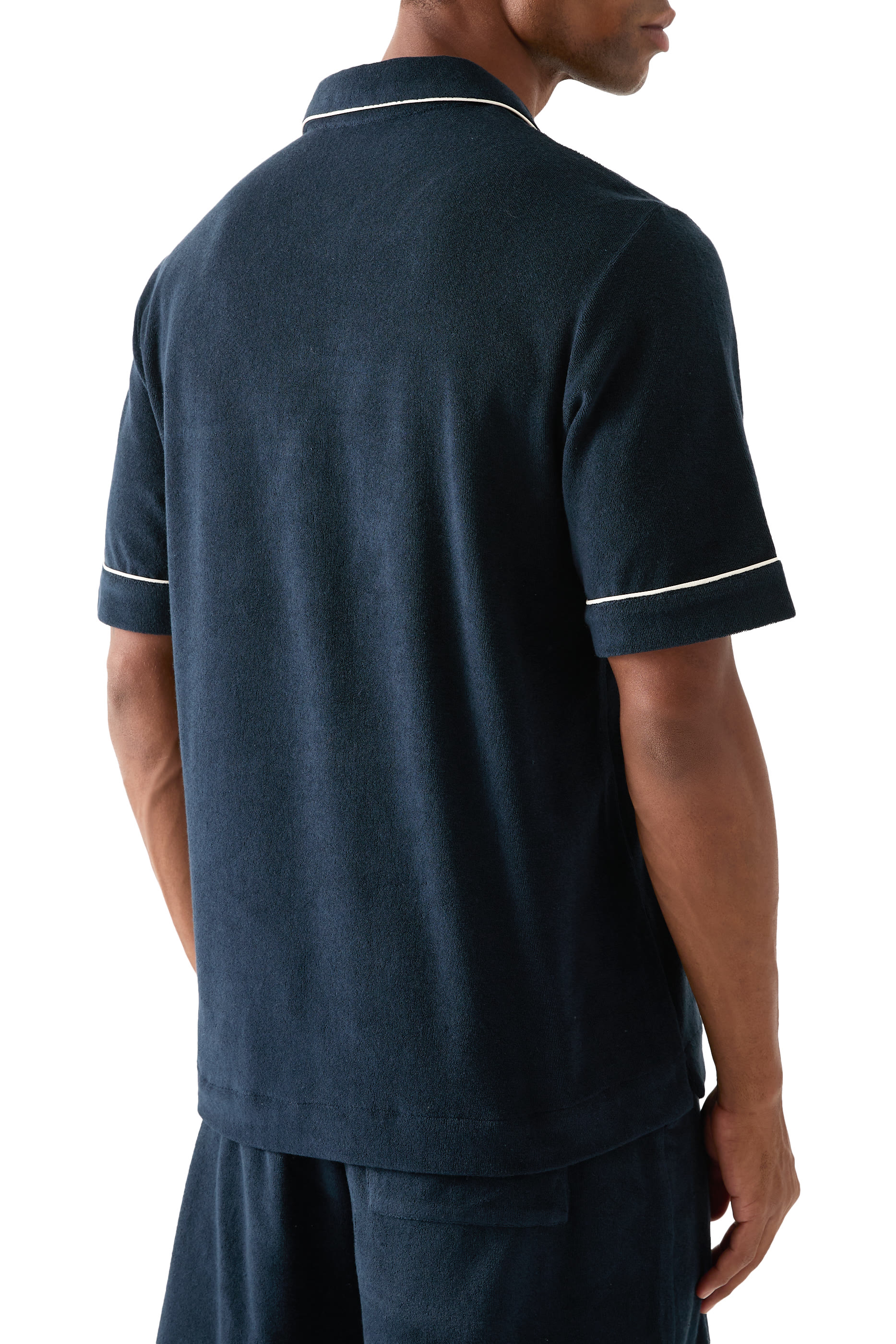 Terry Cloth Polo Shirt