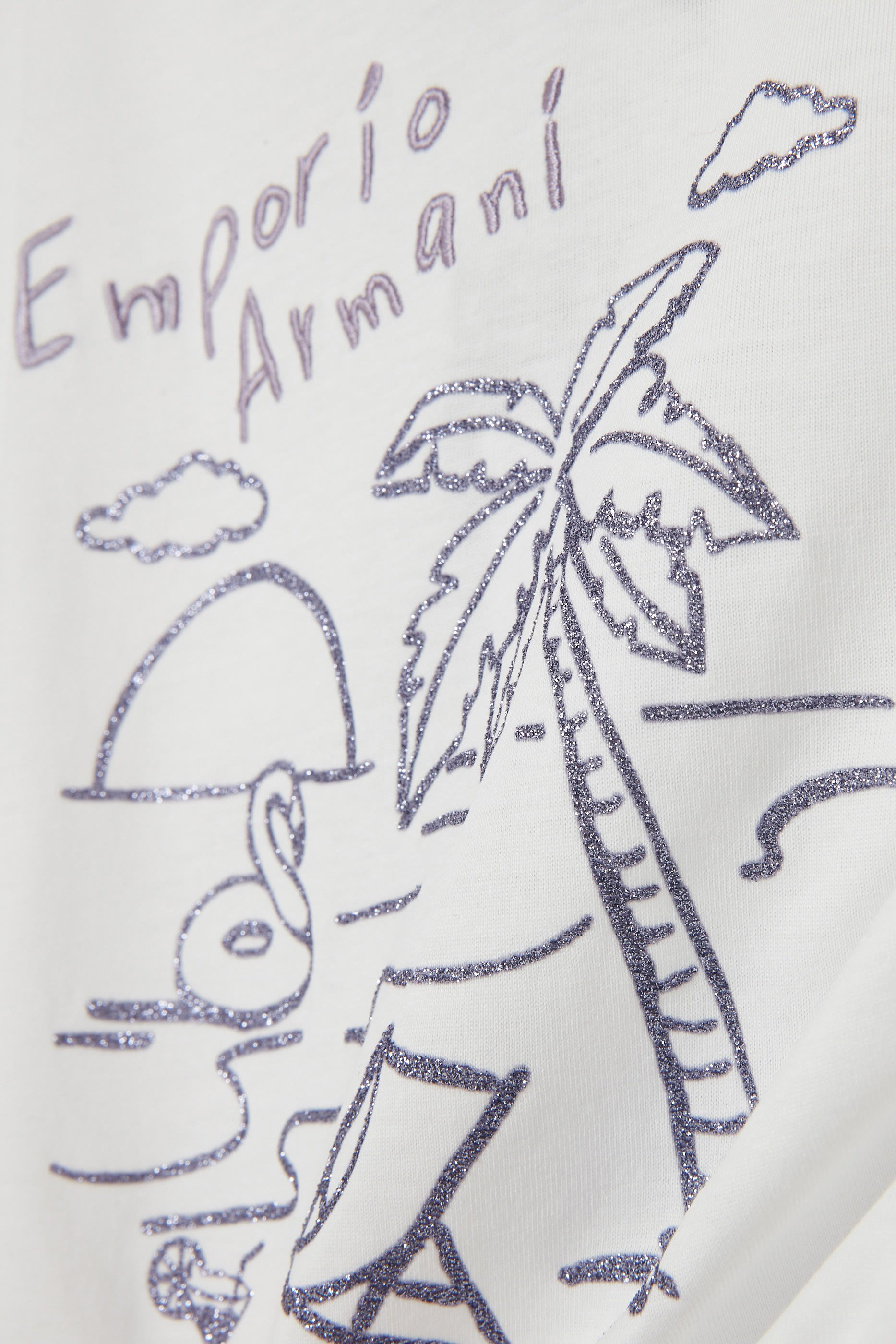 Kids Beach-Print T-Shirt