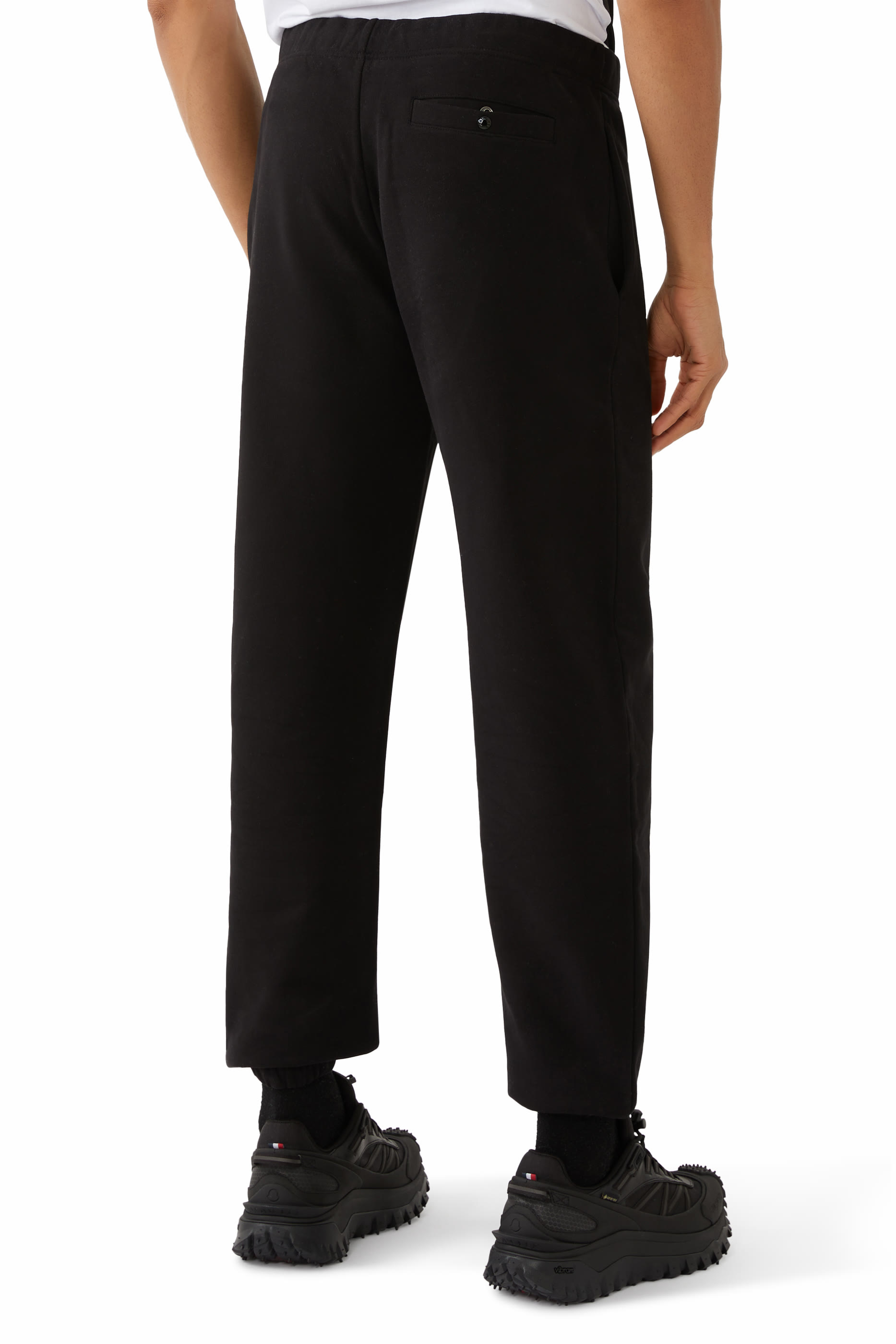 Logo Patch Cotton Sweatpants