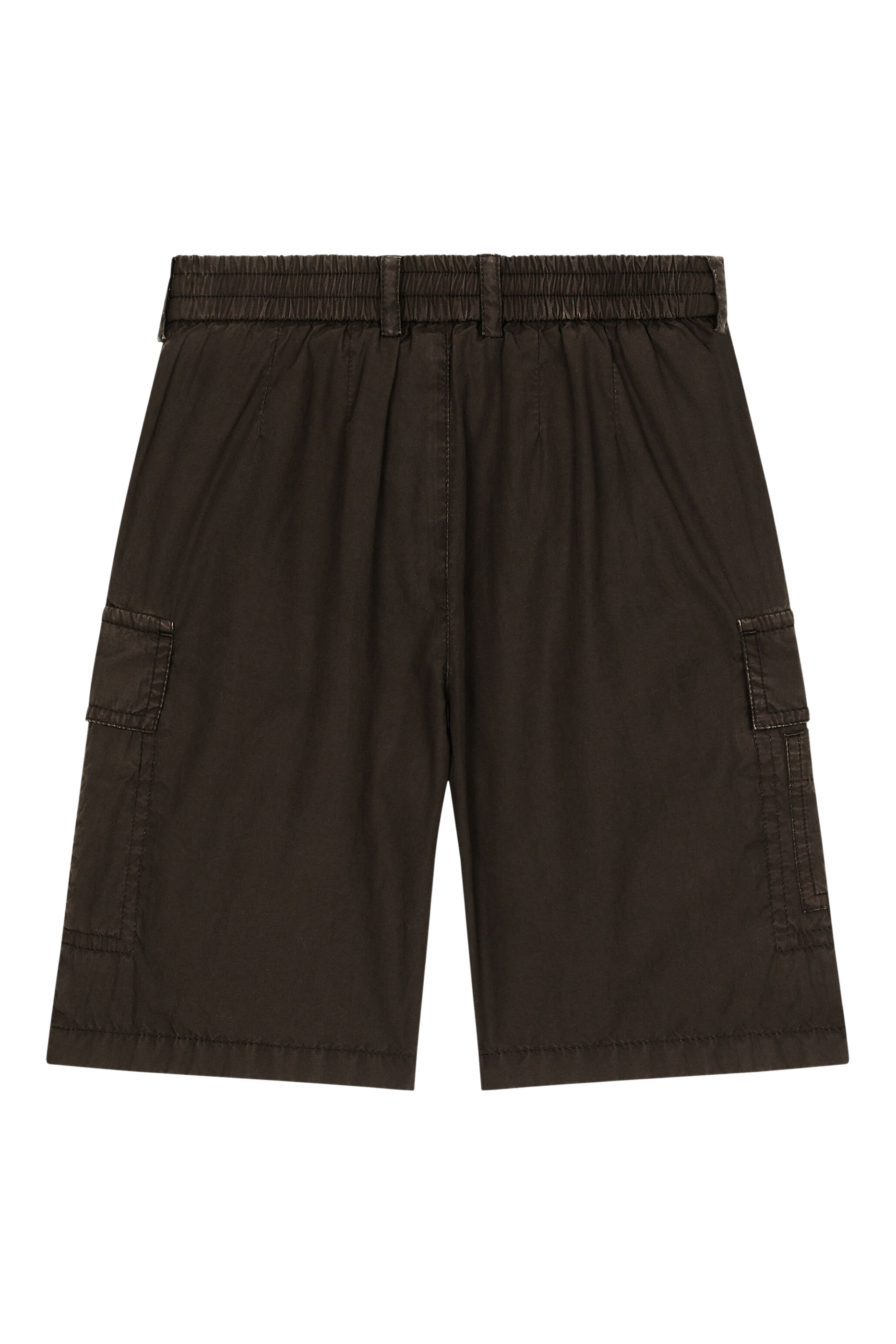 Kids Poplin Cargo Shorts with Branded Tag