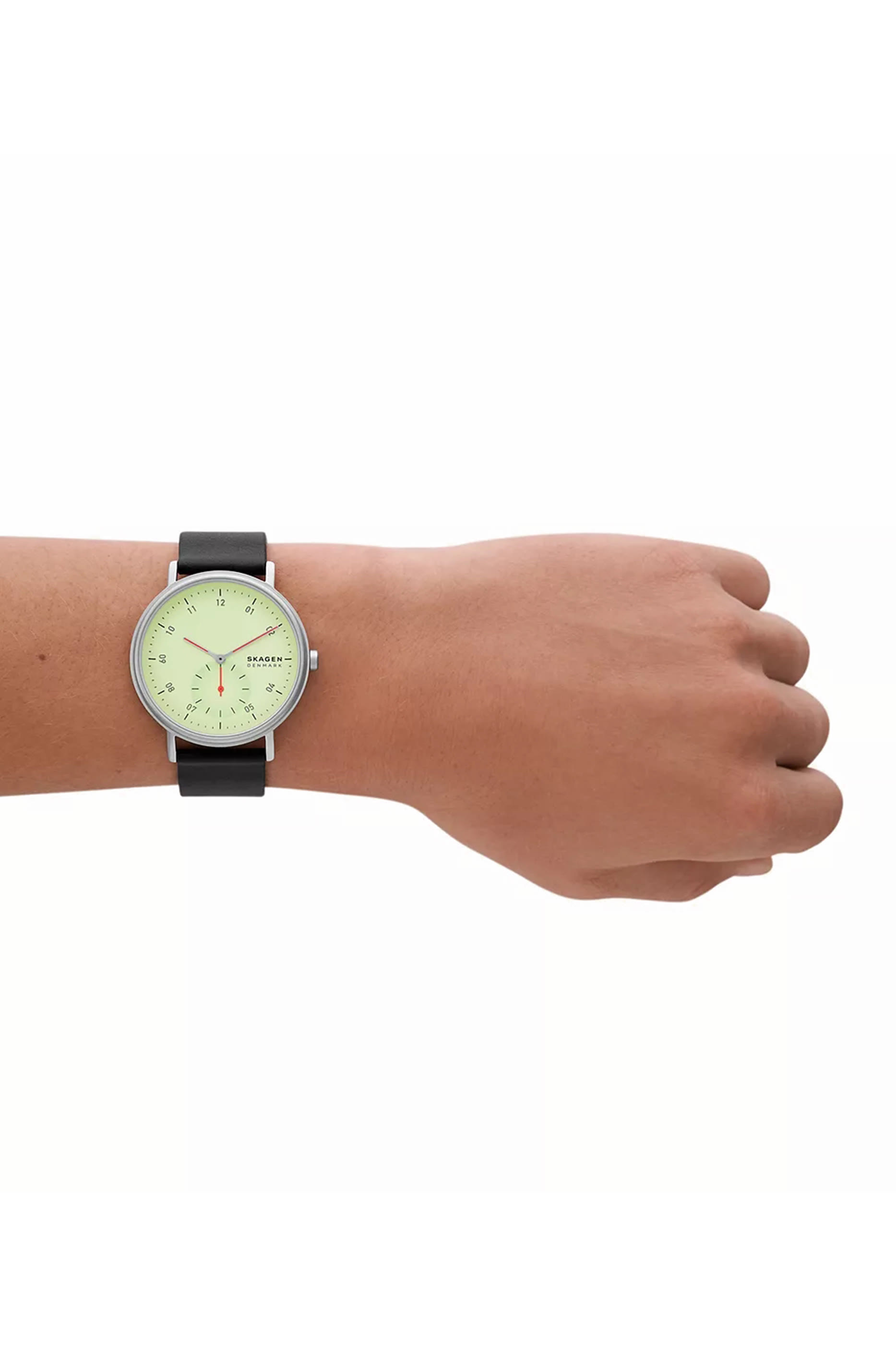 Kuppel Three-Hand Leather Watch