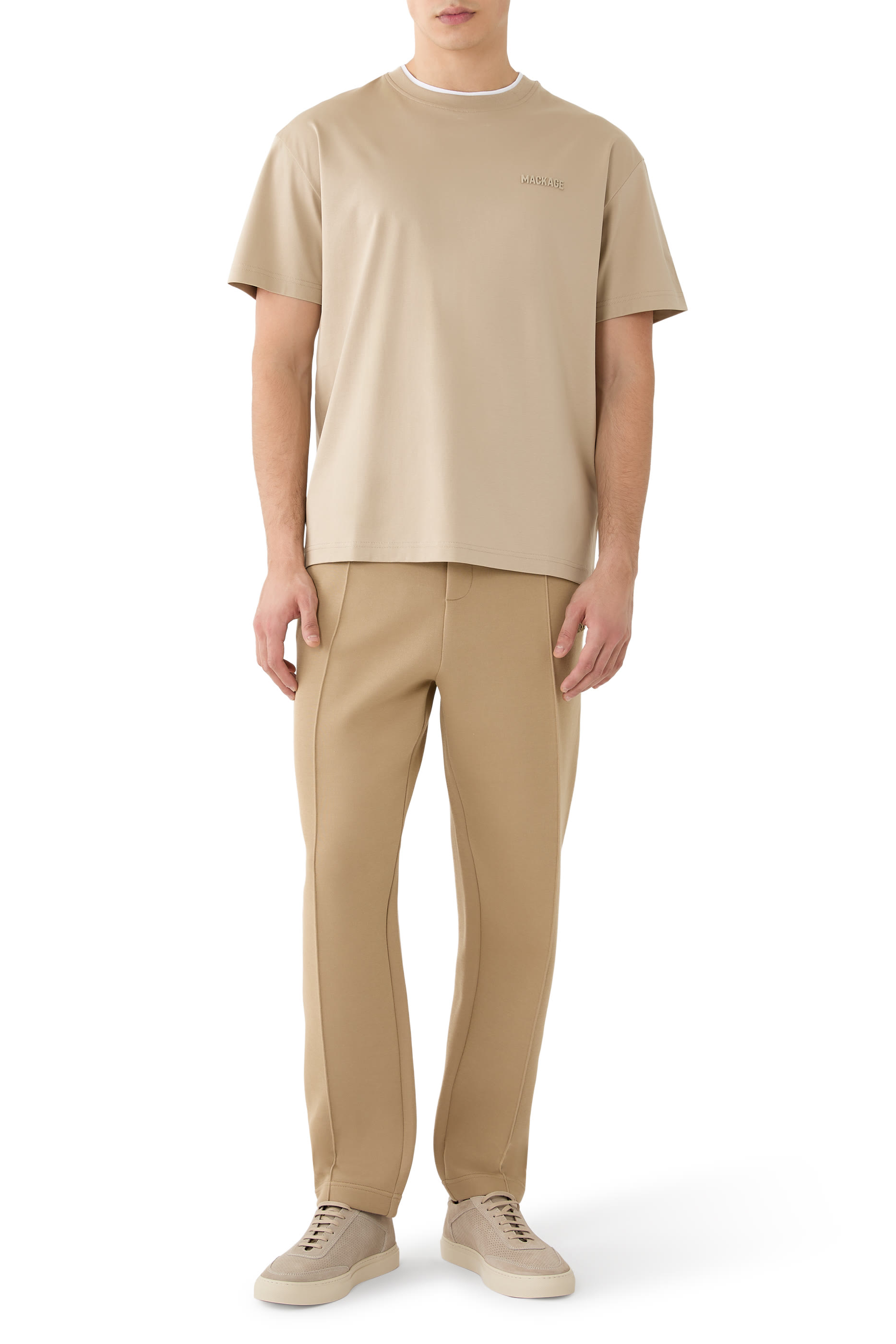 Jamil-R Double-Face Jersey Sweatpants