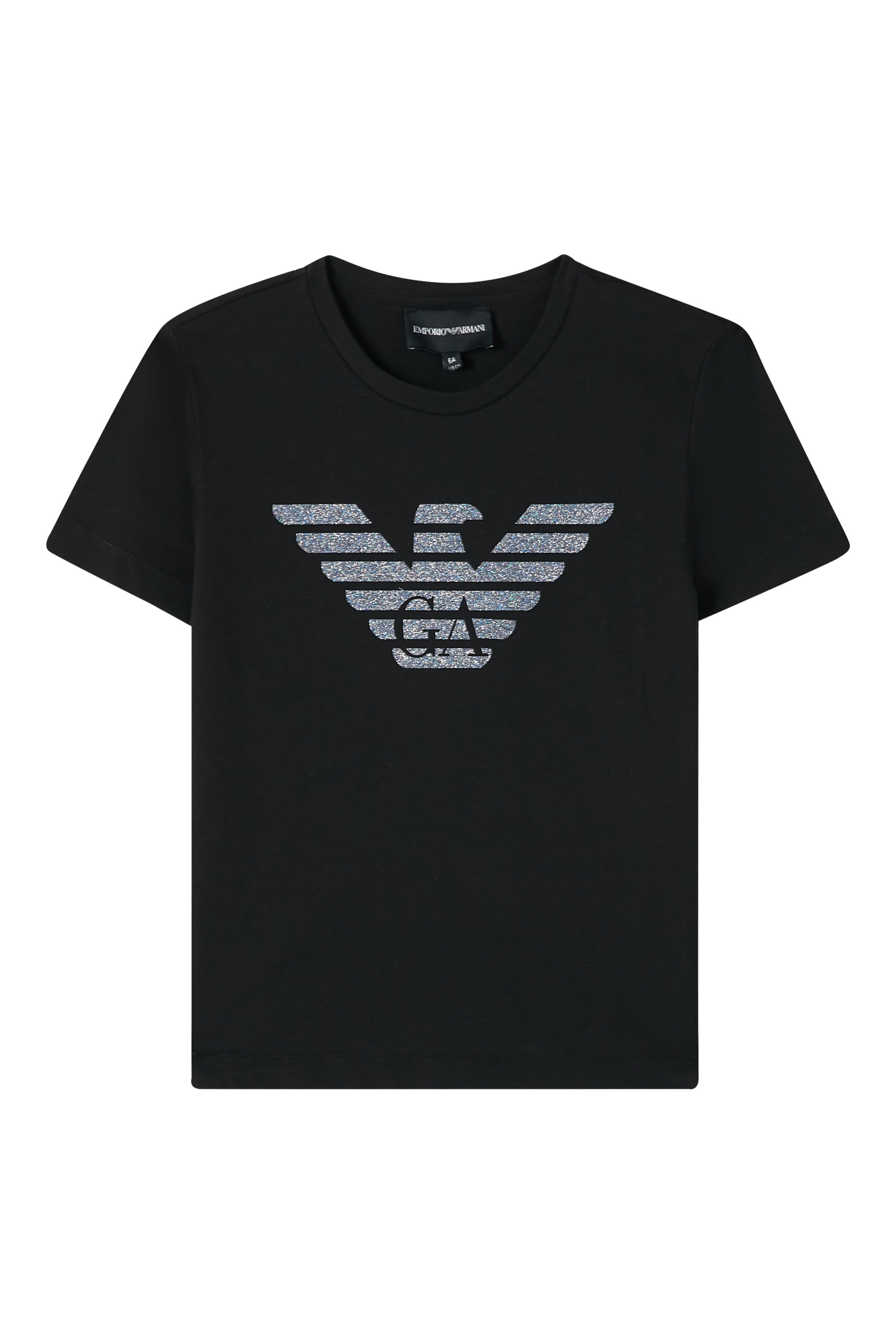 Kids Eagle Logo Cotton T-Shirt