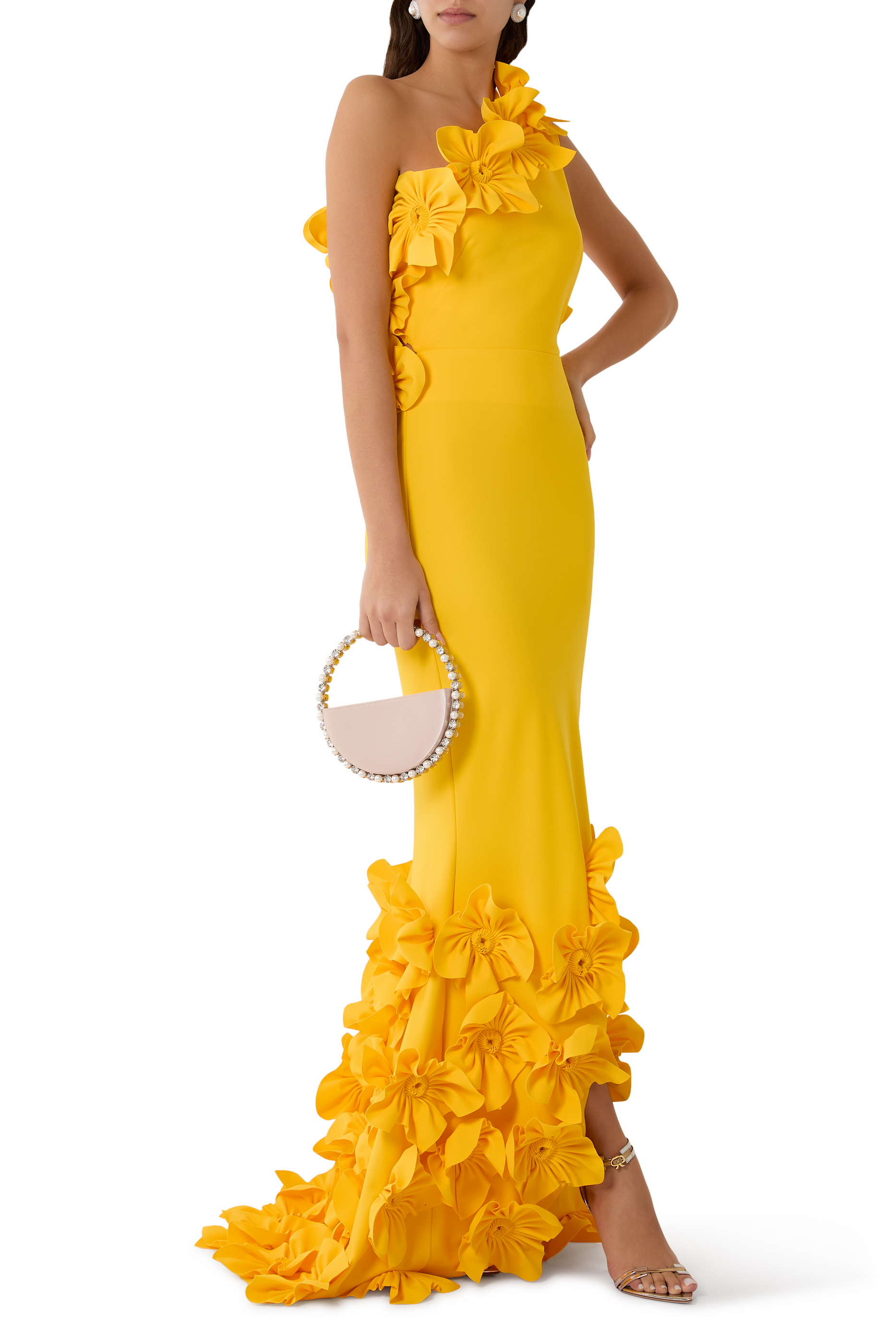 Degas Flower Detail Gown